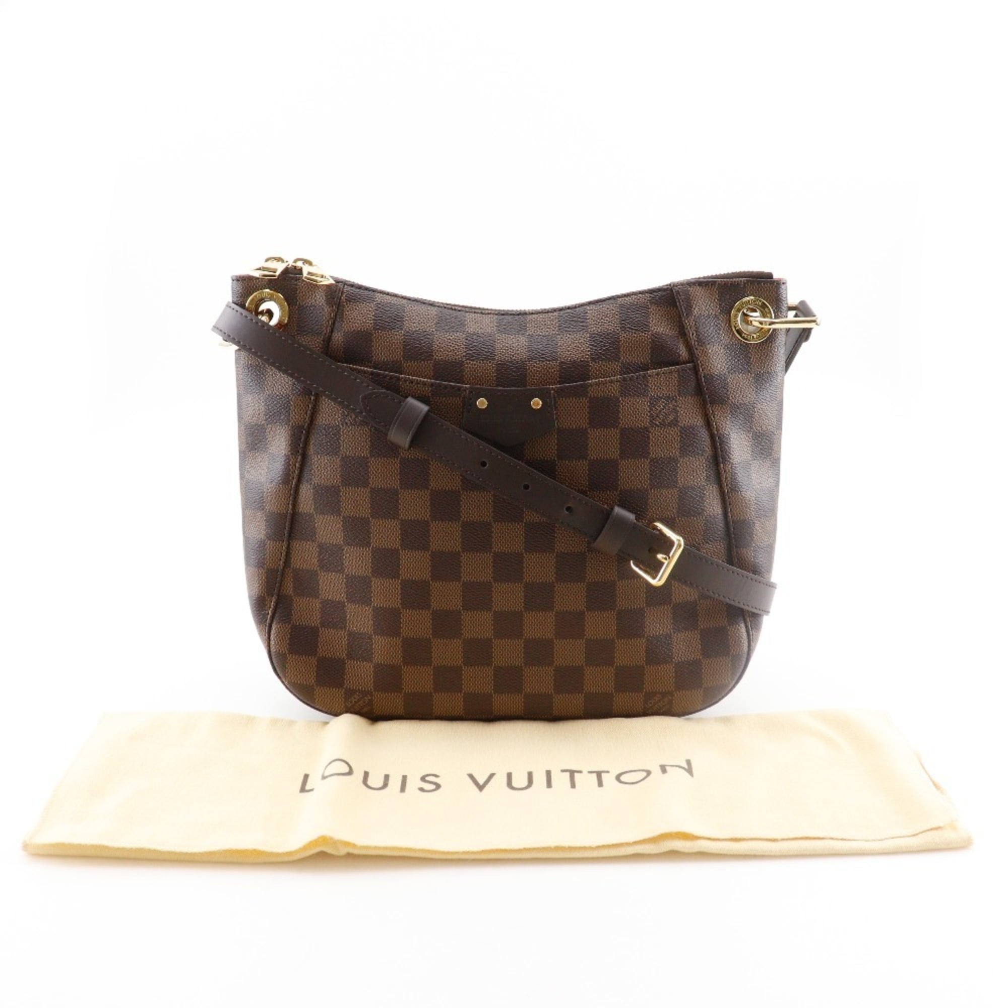 Louis Vuitton Brown Damier Canvas Shoulder Bag (Pre-Owned)