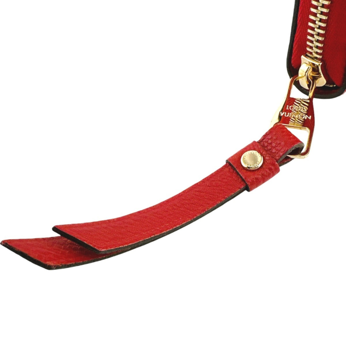 Louis Vuitton Red Color Monogram Empreinte Long Wallet (Bi-Fold) (Pre-Owned)