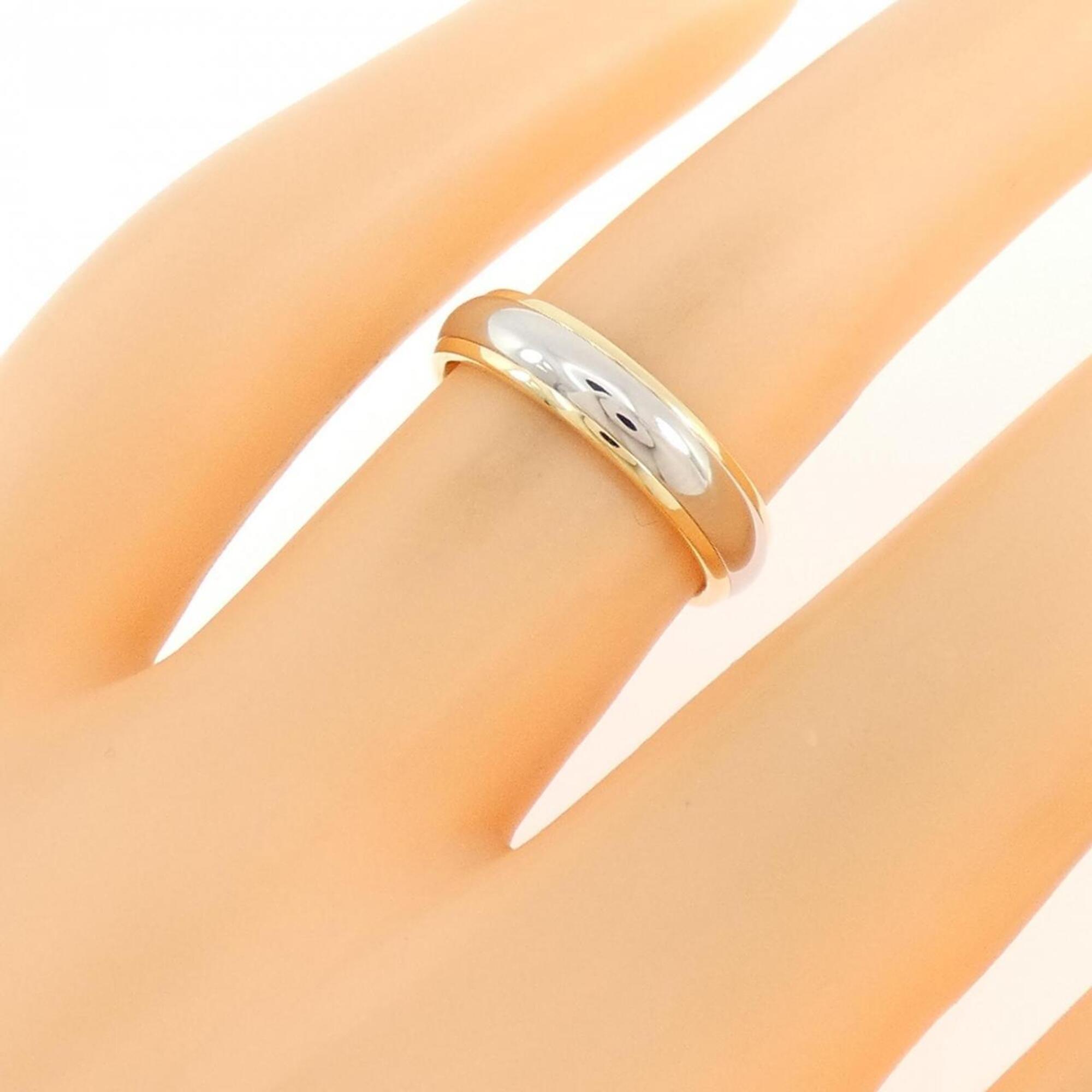 Tiffany Yellow Gold (18K) Platinum 950 Band Ring (Pre-Owned)