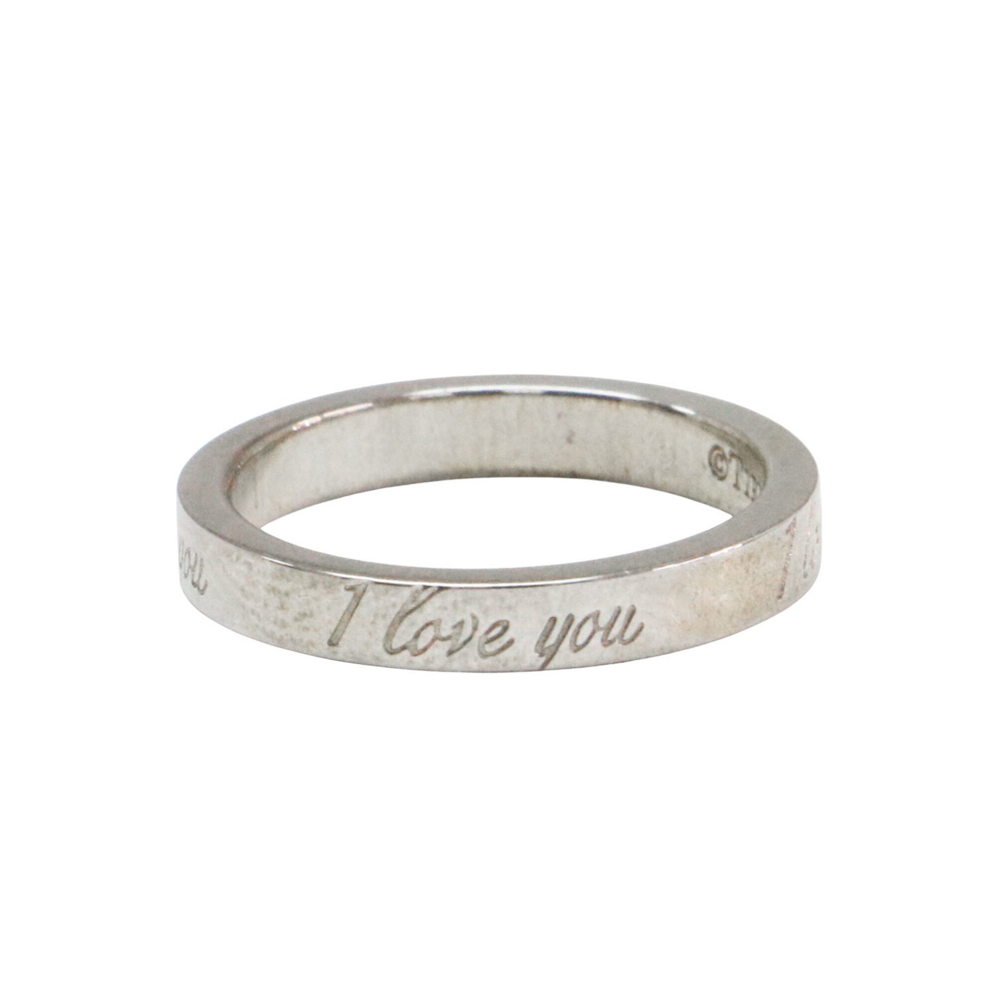Tiffany Silver 925 Band Ring (Pre-Owned)