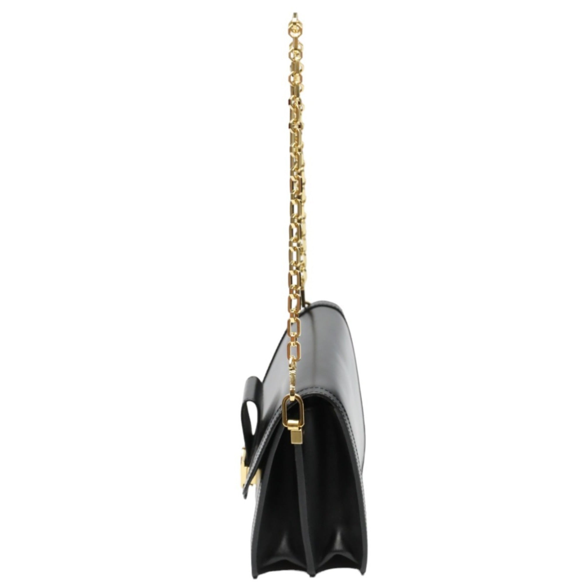 Louis Vuitton Black Noir Leather Shoulder Bag (Pre-Owned)