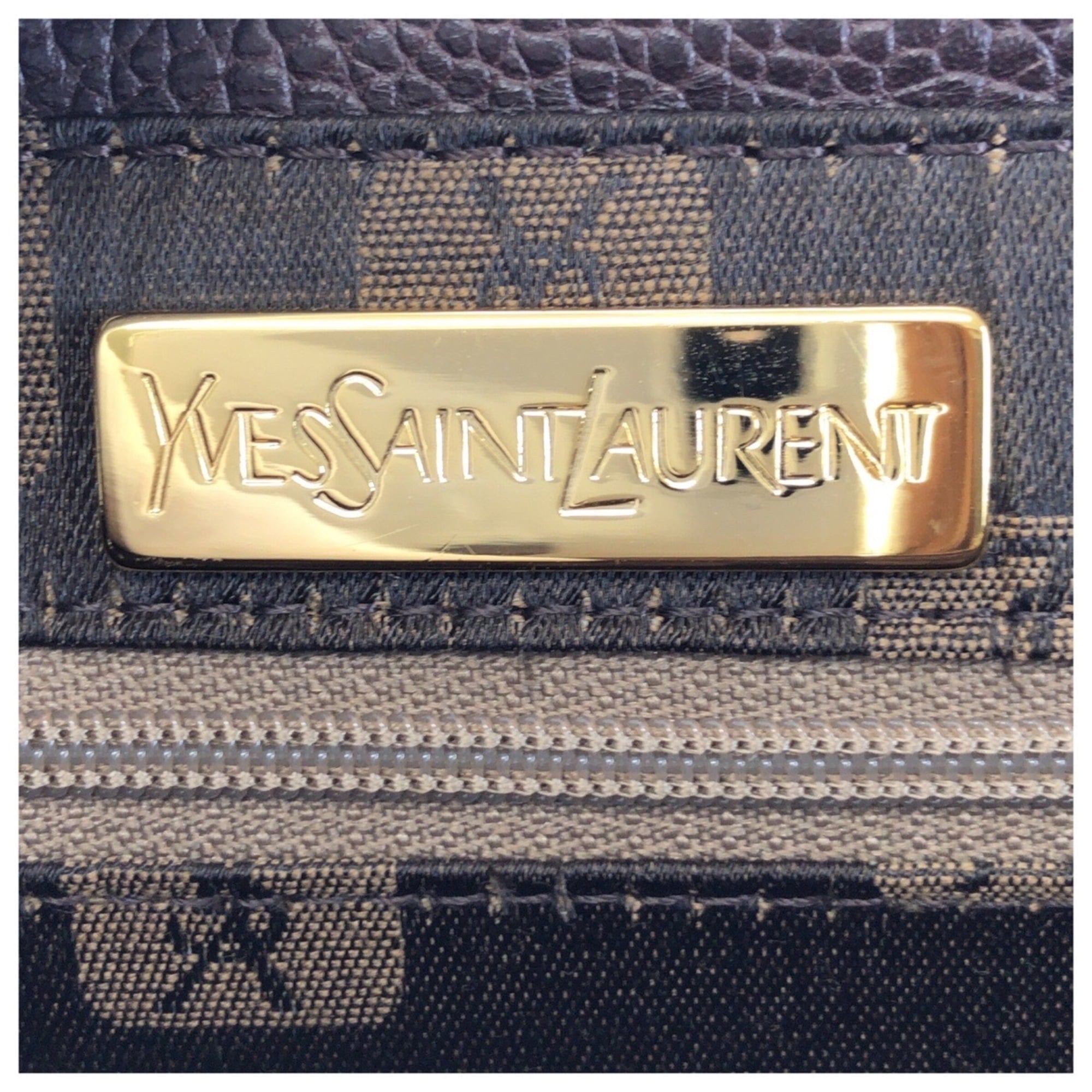 Yves Saint Laurent Brown Leather Handbag (Pre-Owned)