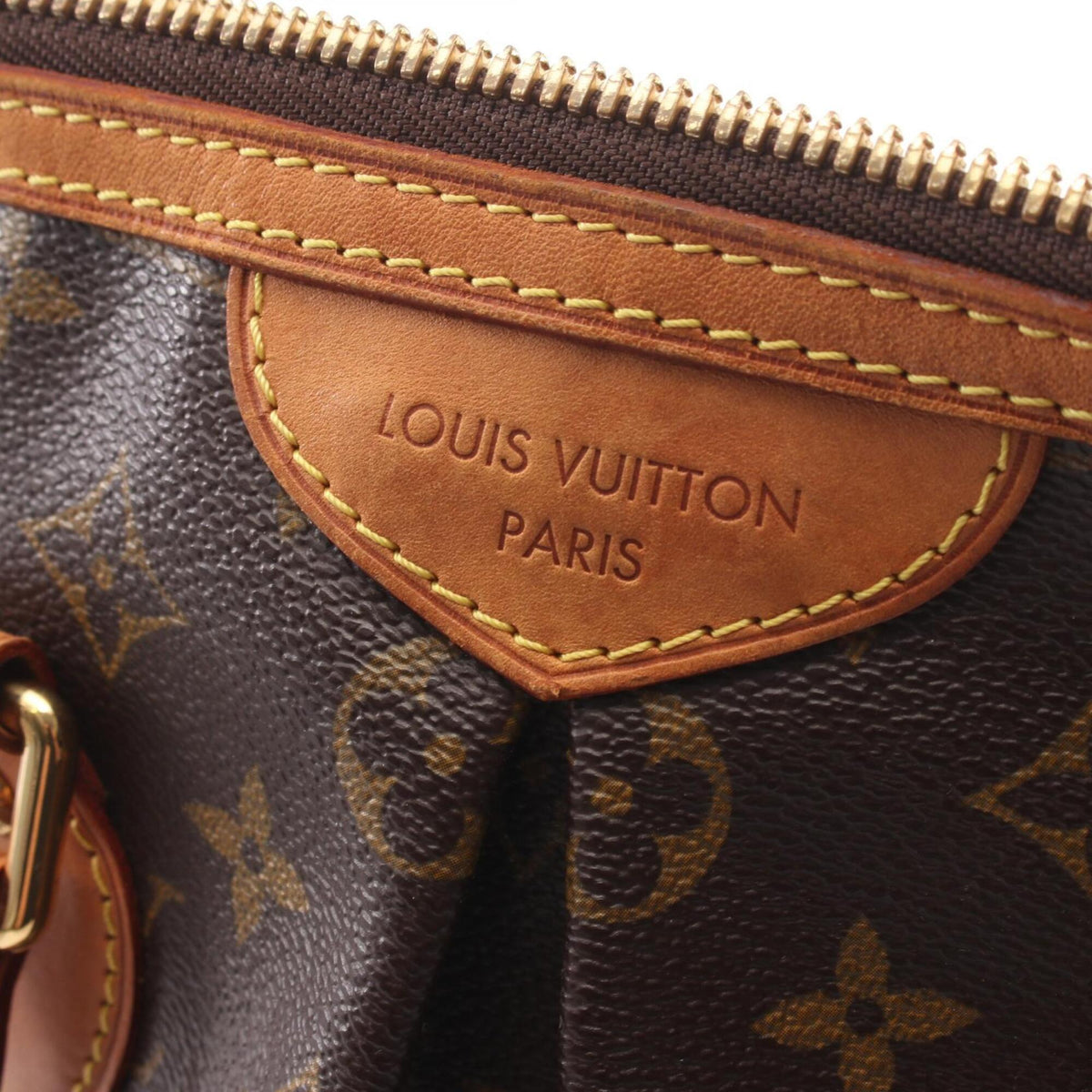 Louis Vuitton Brown Coated Canvas Monogram Leather Handbag (Pre-Owned)