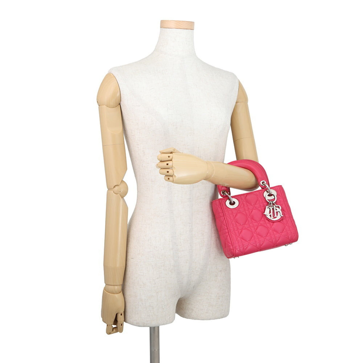 Christian Dior Pink Leather Handbag (Pre-Owned)