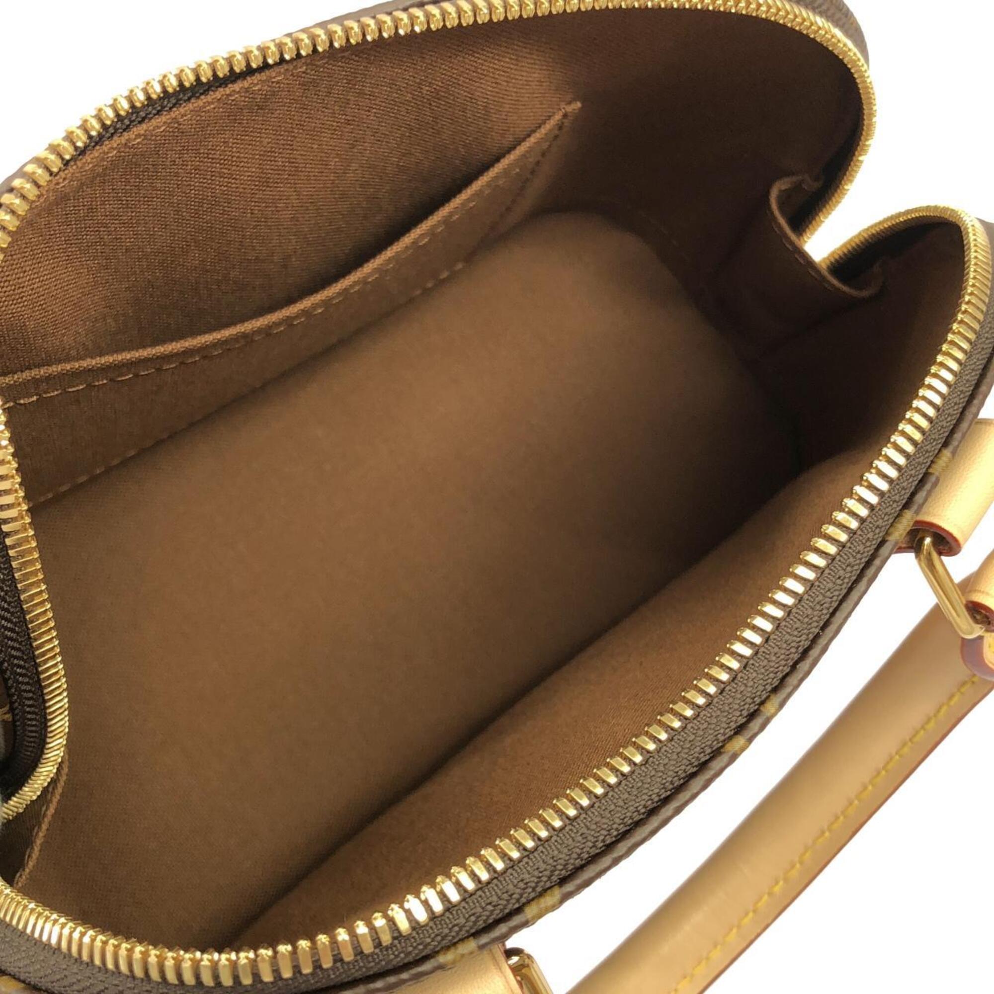 Louis Vuitton Brown Coated Canvas Handbag (Pre-Owned)