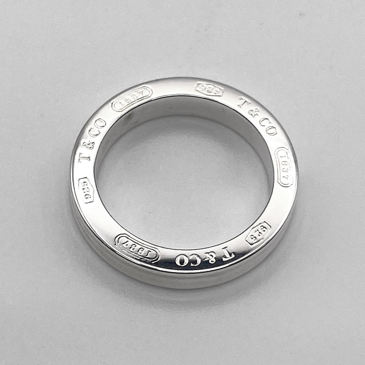 Tiffany Silver 925 Band Ring (Pre-Owned)