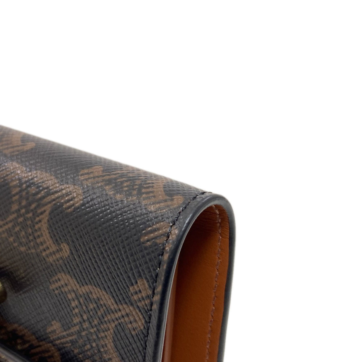 Celine Brown Pvc Wallet (Bi-Fold) (Pre-Owned)