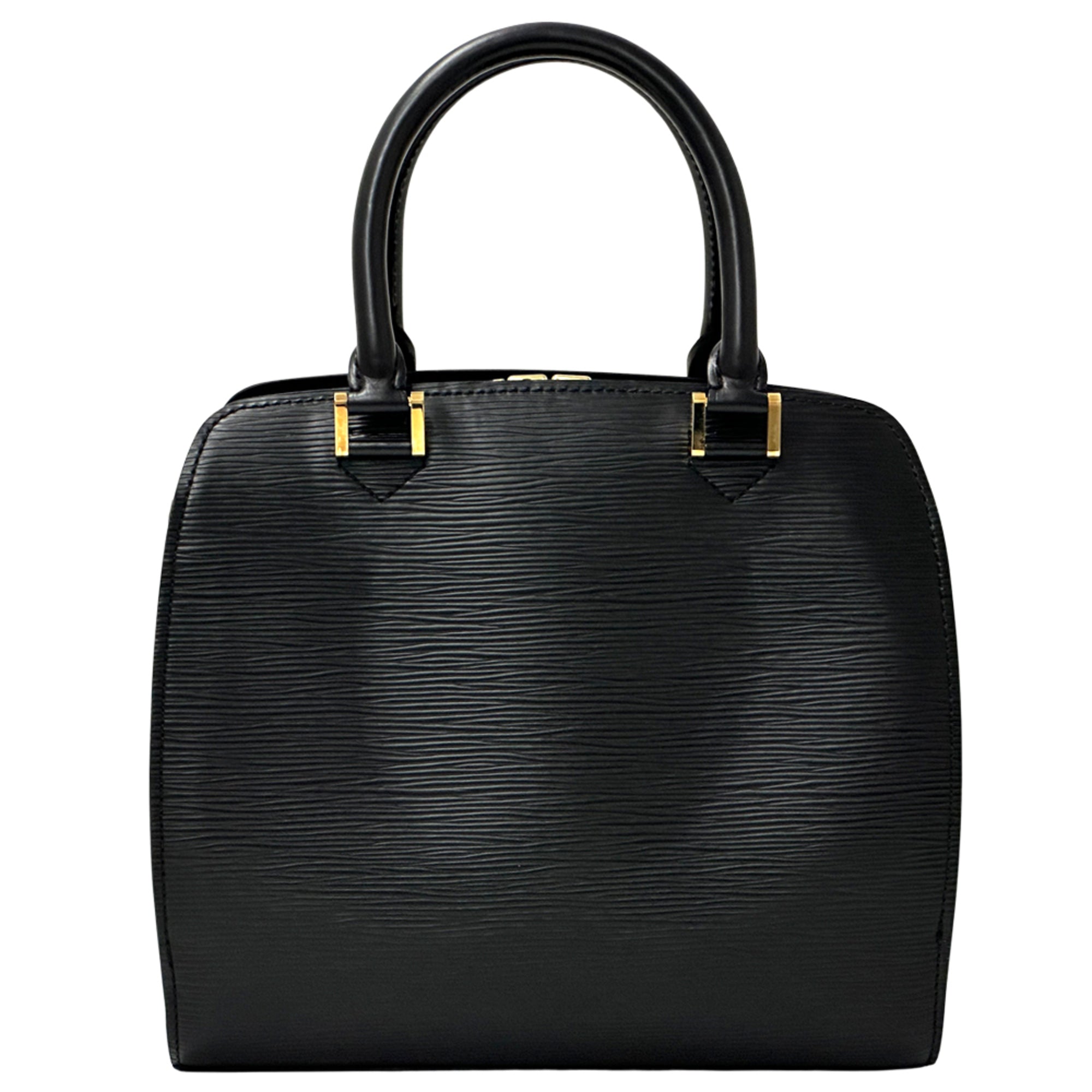 Louis Vuitton Black Noir Epi Leather Handbag (Pre-Owned)
