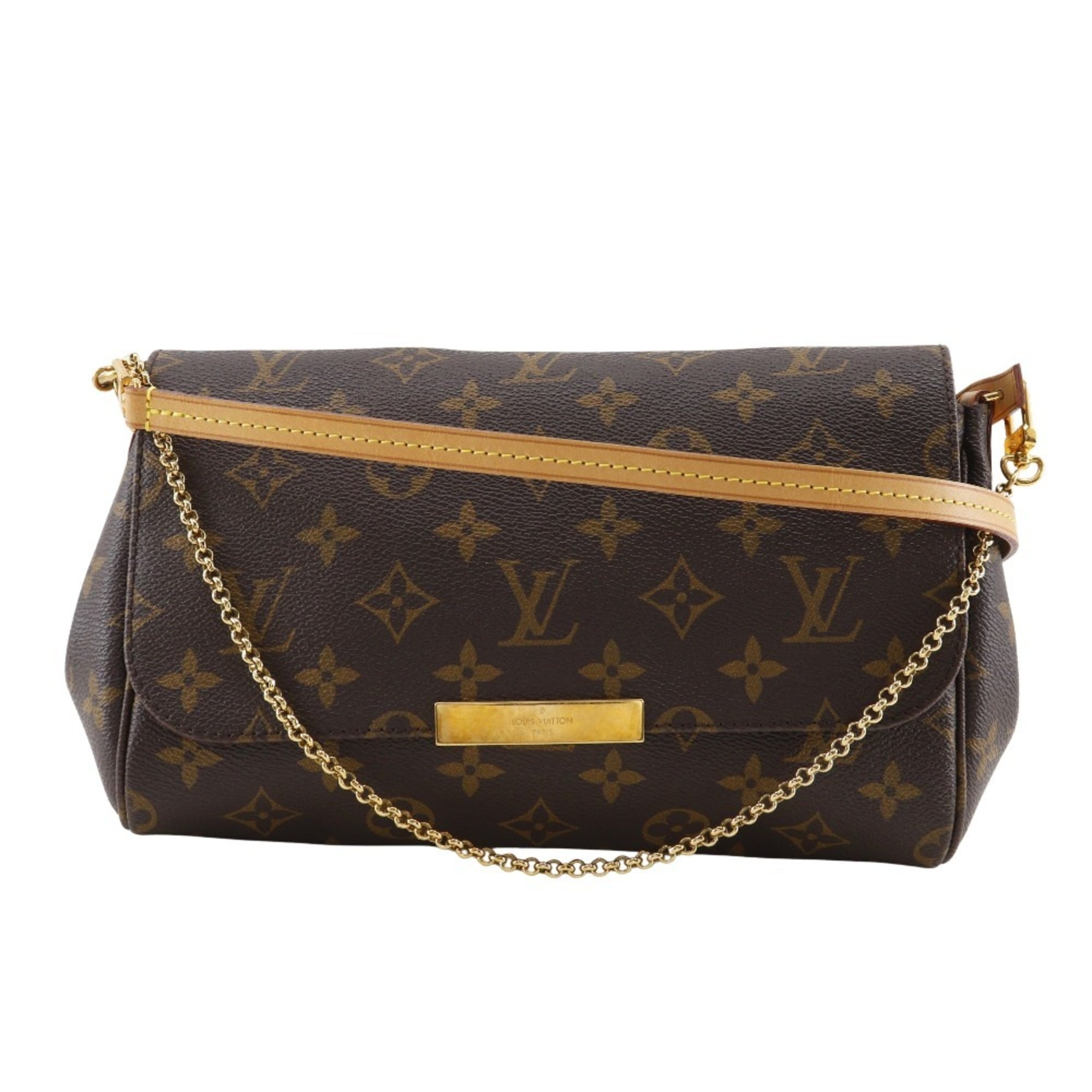 Louis Vuitton Brown Monogram Shoulder Bag (Pre-Owned)