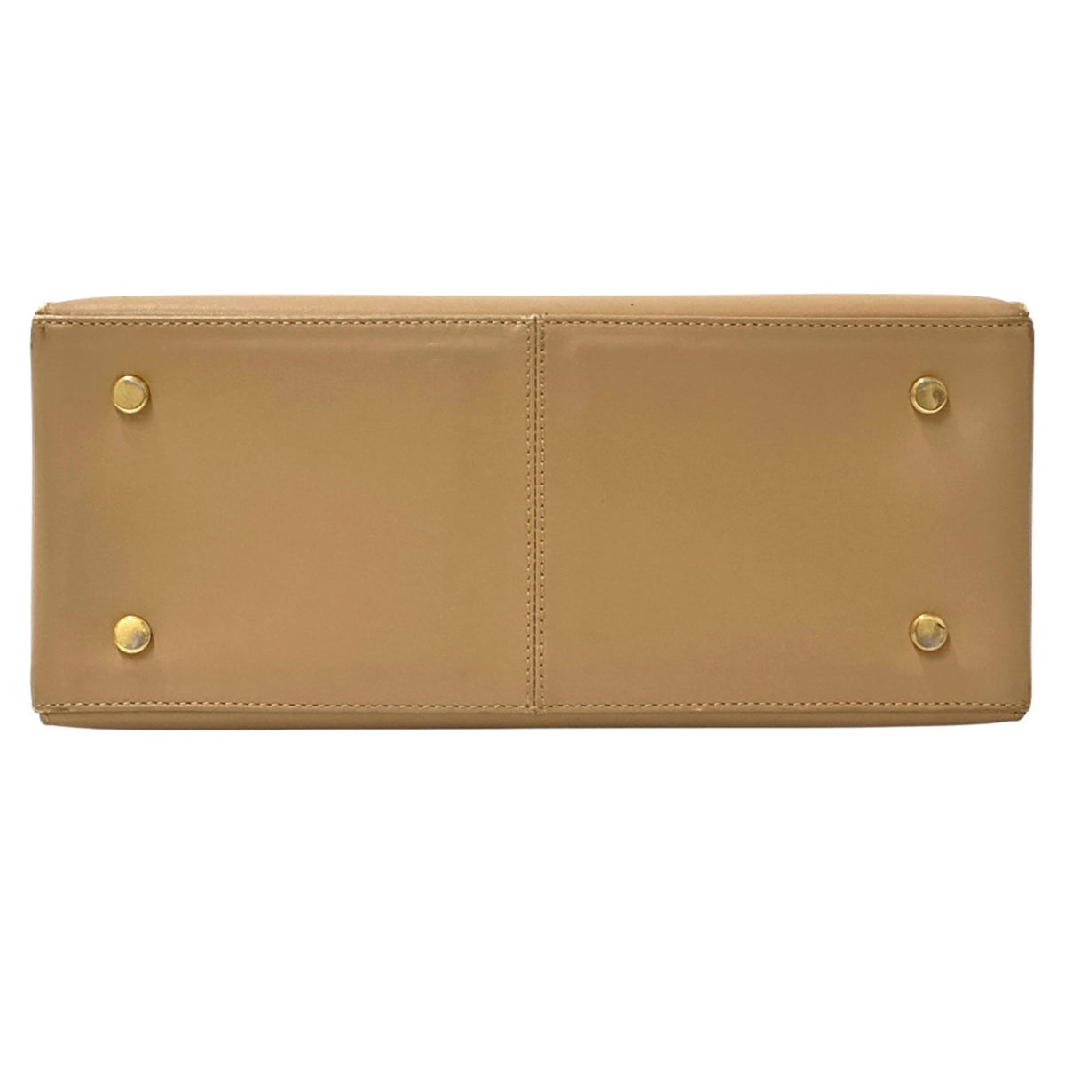 Salvatore Ferragamo Beige Leather Handbag (Pre-Owned)