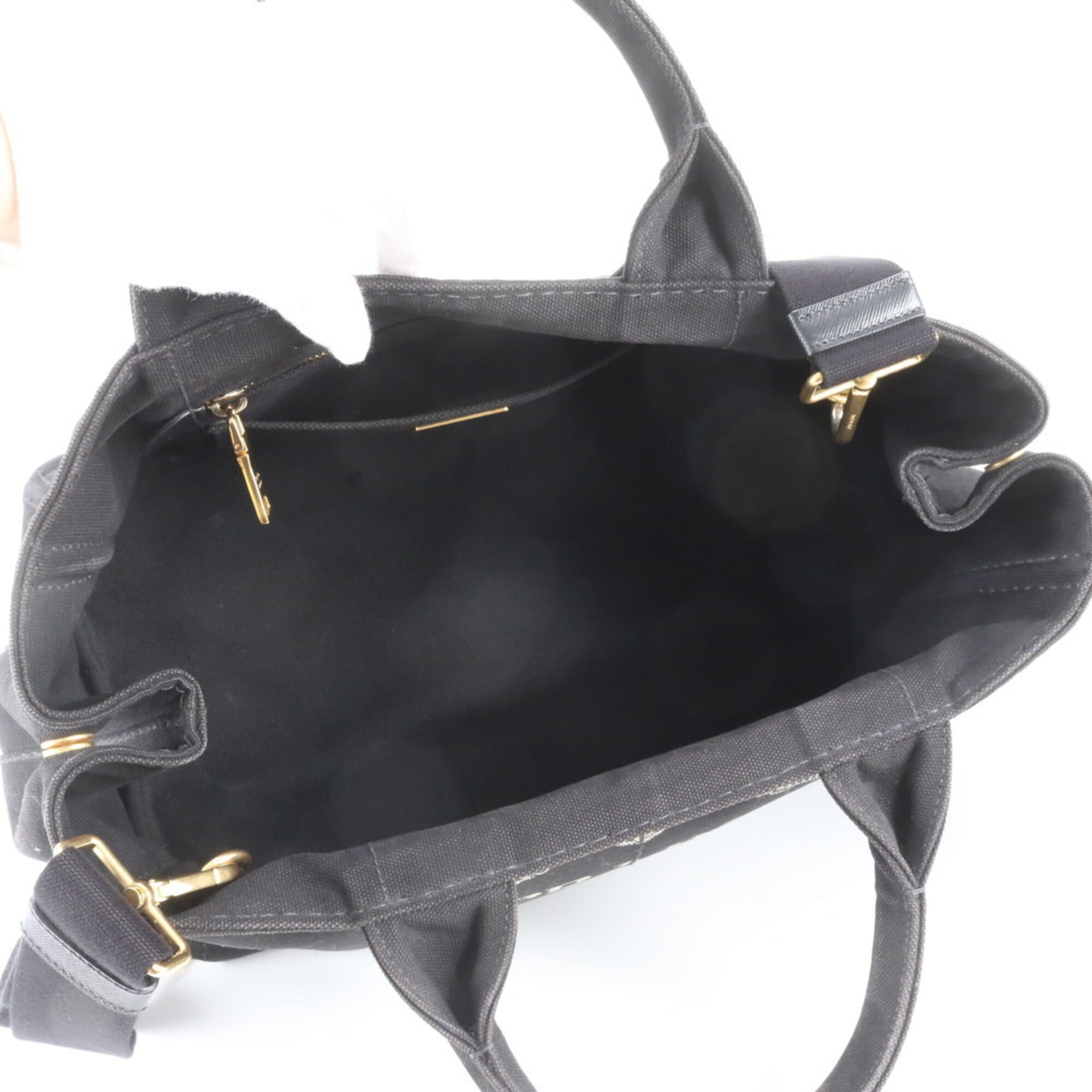 Prada Black Handbag Shoulder Bag Tote Bag (Pre-Owned)
