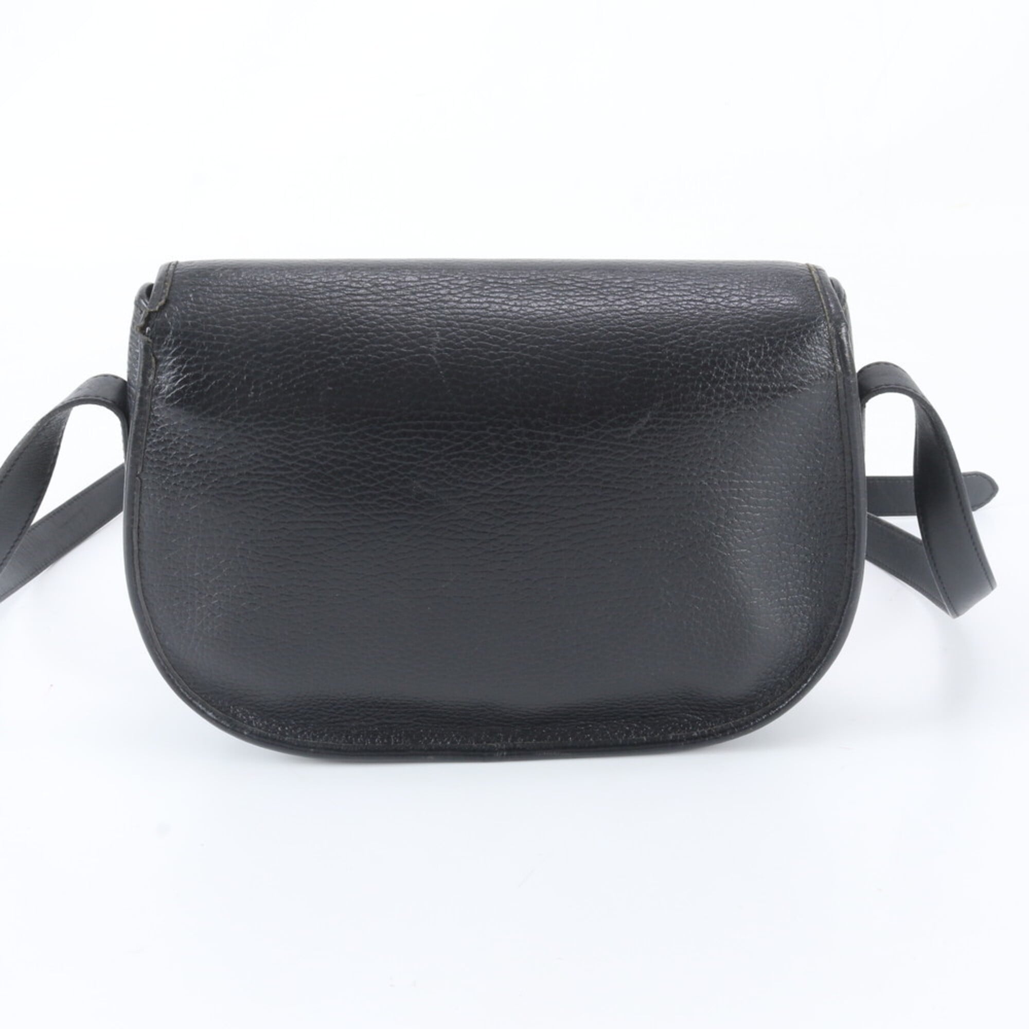 Christian Dior Black Leather Shoulder Bag (Pre-Owned)
