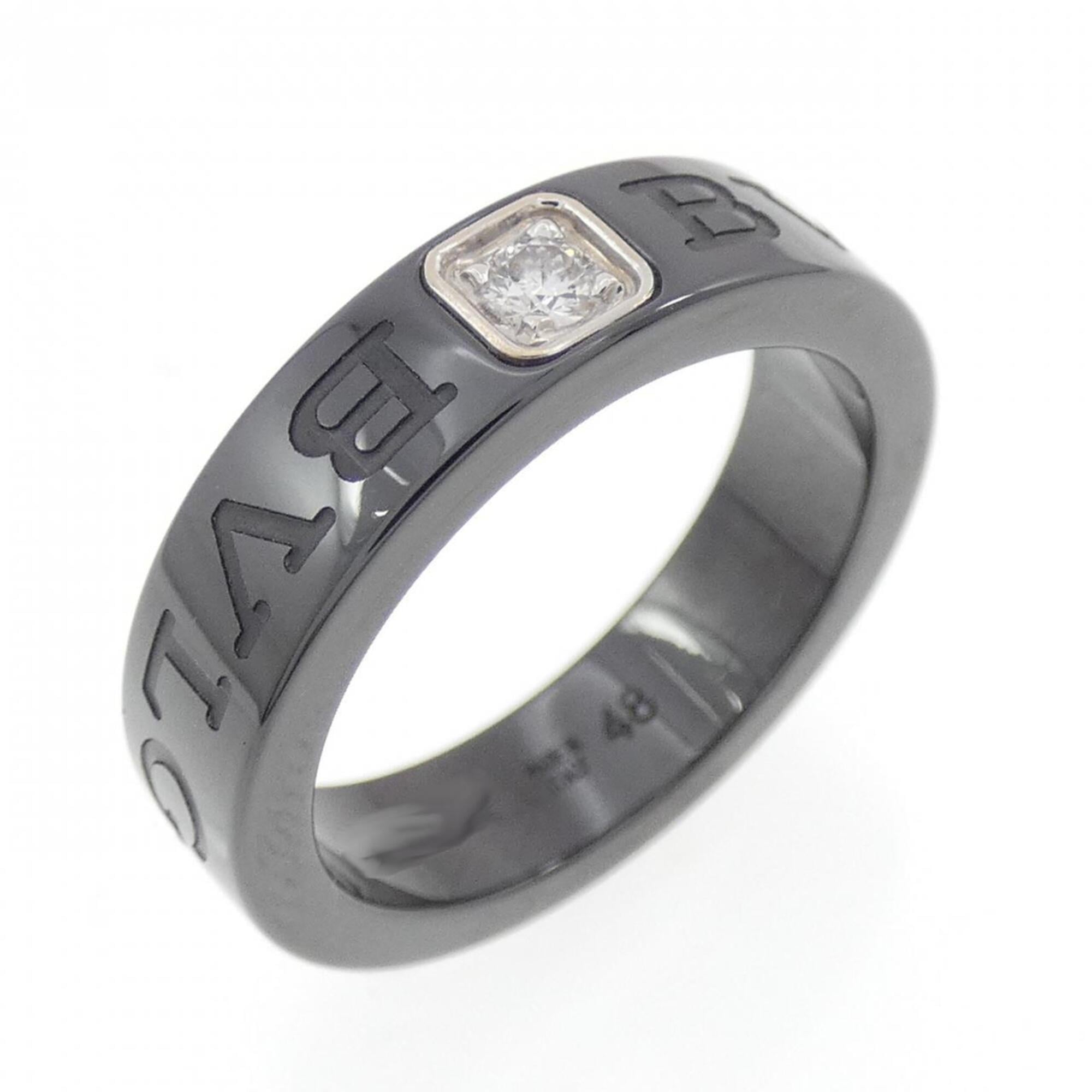 Bvlgari White Gold (18K) Ceramic Band Ring (Pre-Owned)