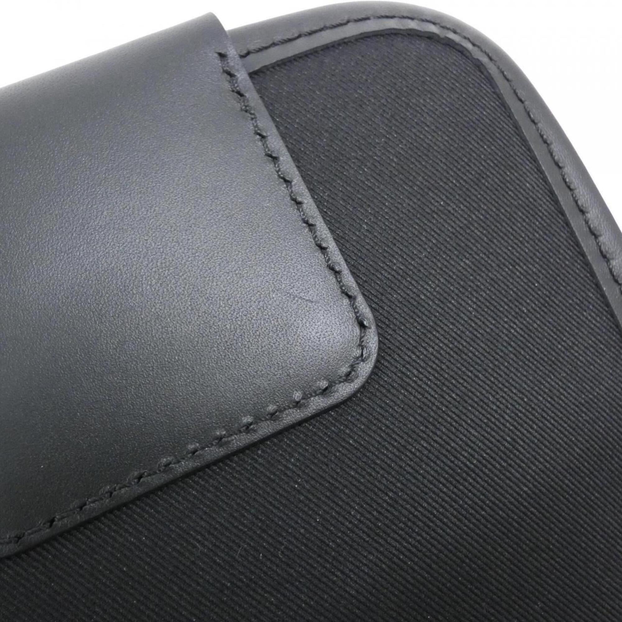Louis Vuitton Black Marron Coated Canvas Shoulder Bag (Pre-Owned)