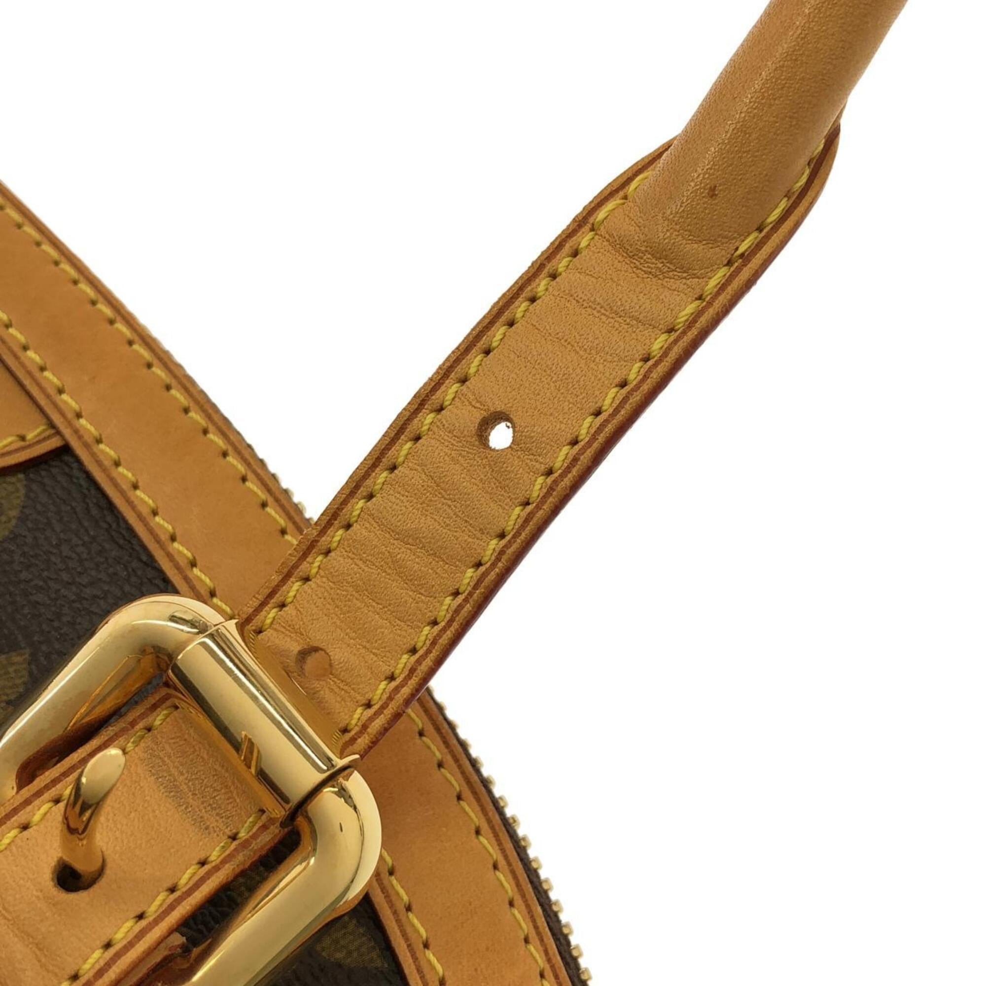 Louis Vuitton Marron Coated Canvas Shoulder Bag (Pre-Owned)