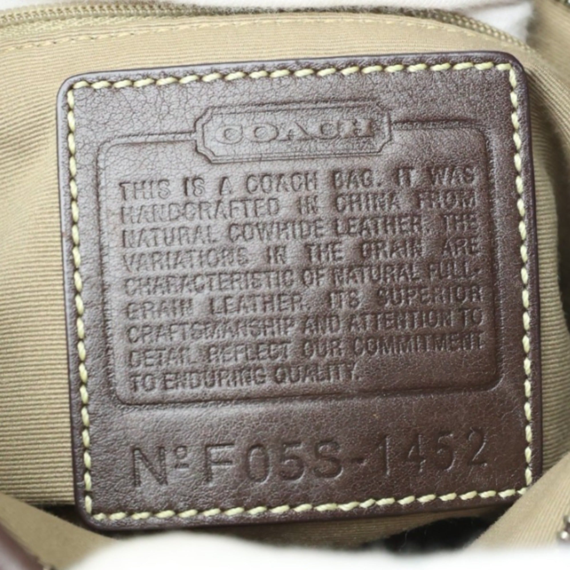 Coach Dark Brown Leather Shoulder Bag (Pre-Owned)