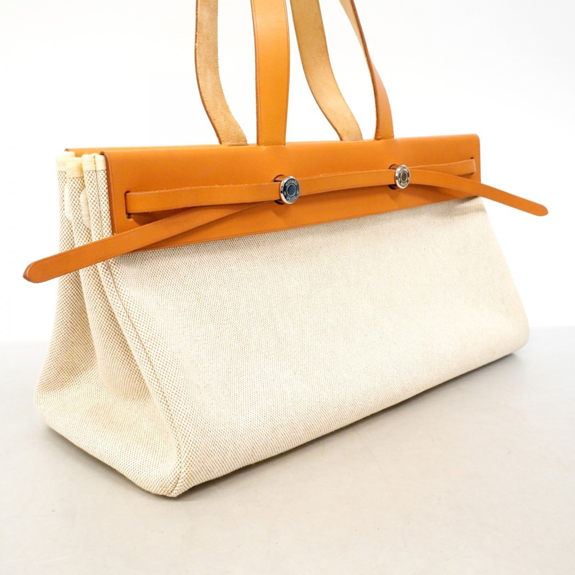 Hermes Natural Toile H Tote Bag (Pre-Owned)