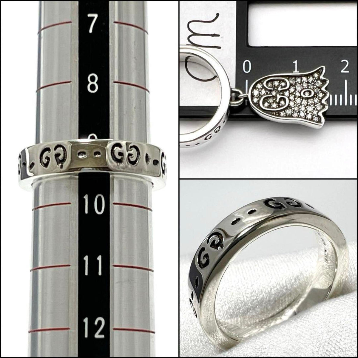 Gucci Silver 925 Band Ring (Pre-Owned)