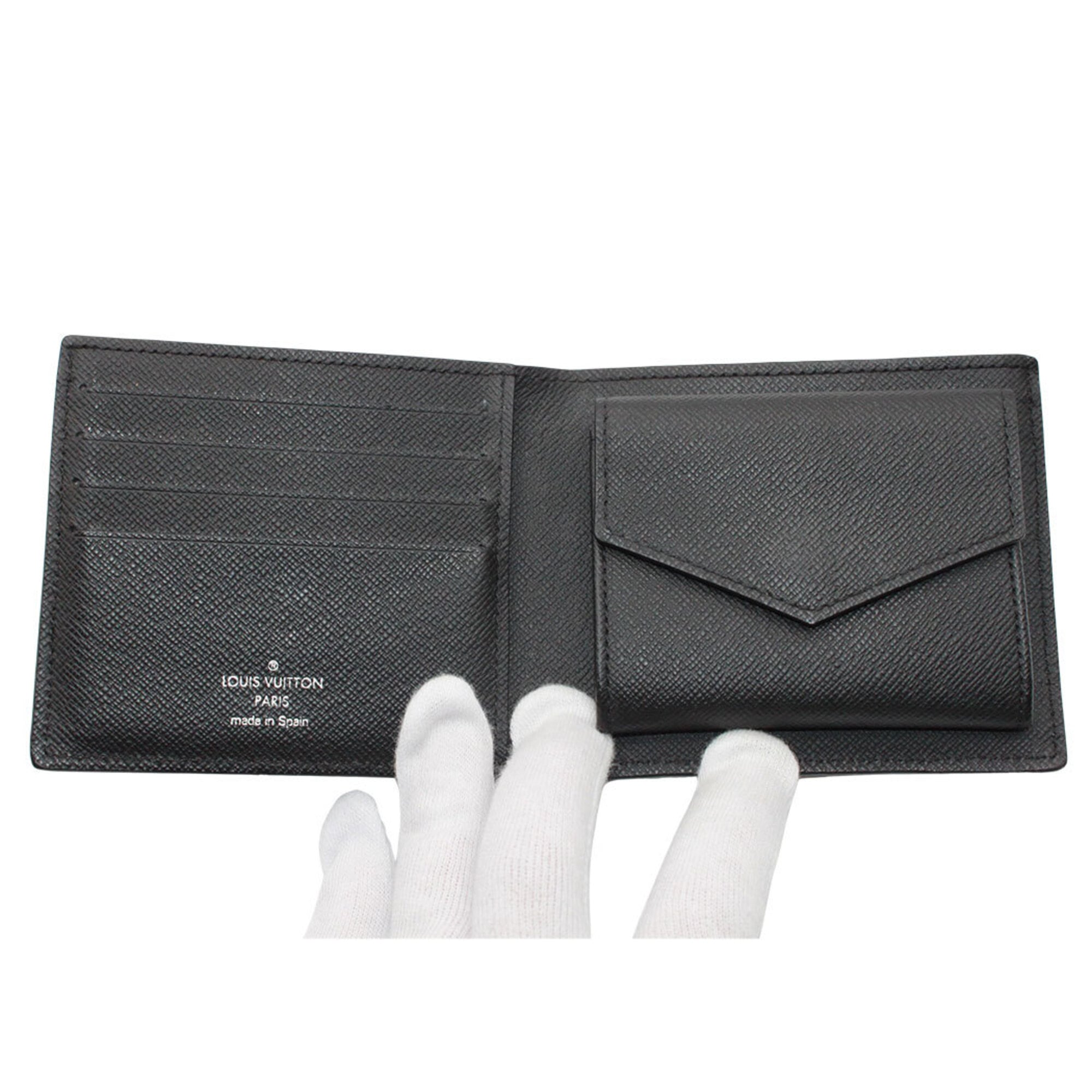 Louis Vuitton Black Monogram Eclipse Noir Epi Leather Wallet (Bi-Fold) (Pre-Owned)