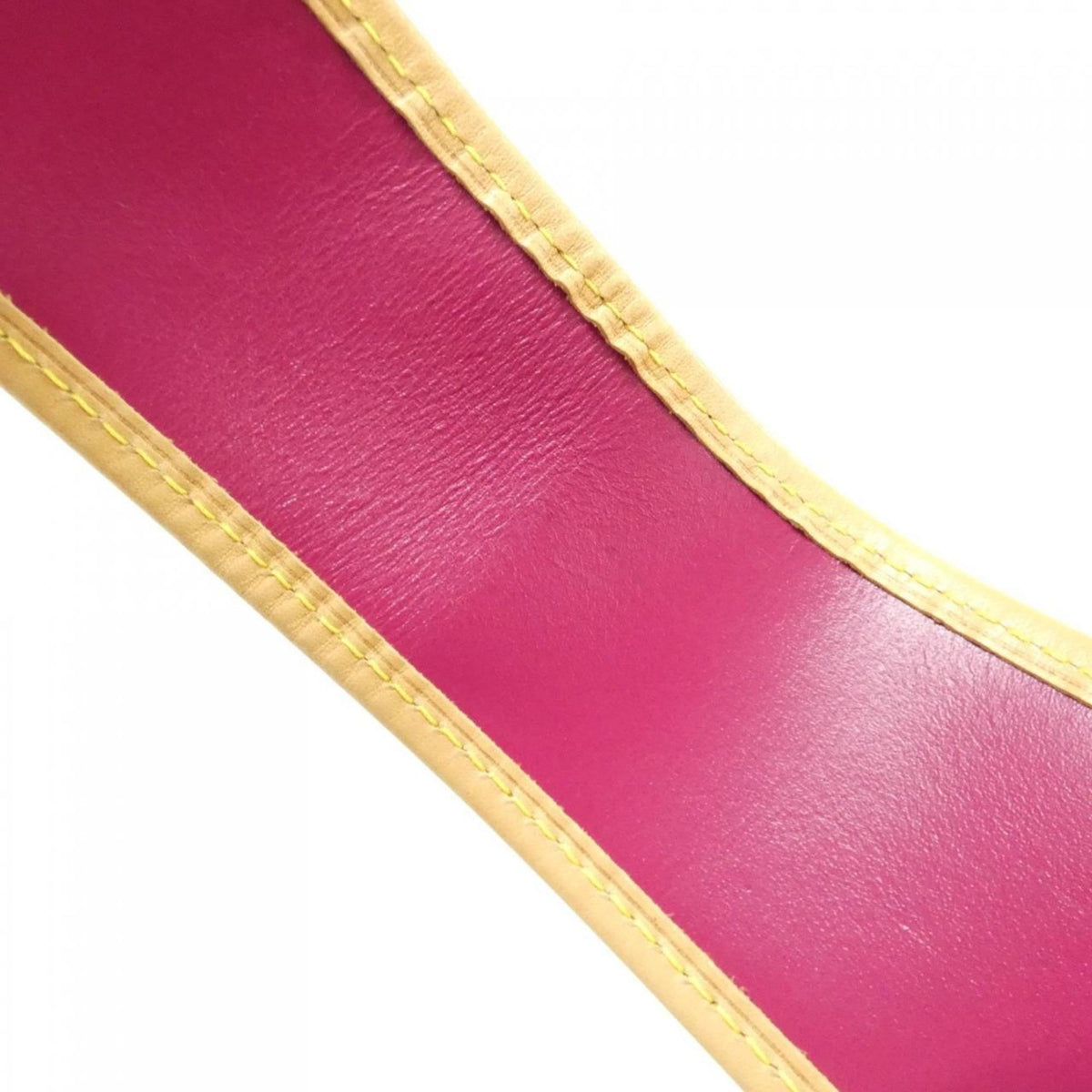 Louis Vuitton Fuchsia Marron Coated Canvas Shoulder Bag (Pre-Owned)