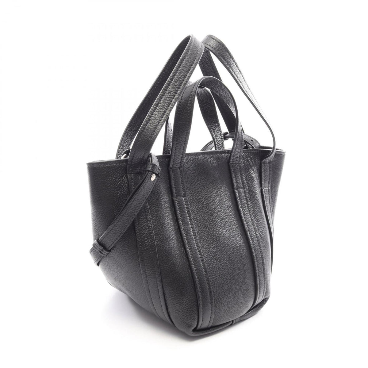 Balenciaga Black Leather Handbag (Pre-Owned)