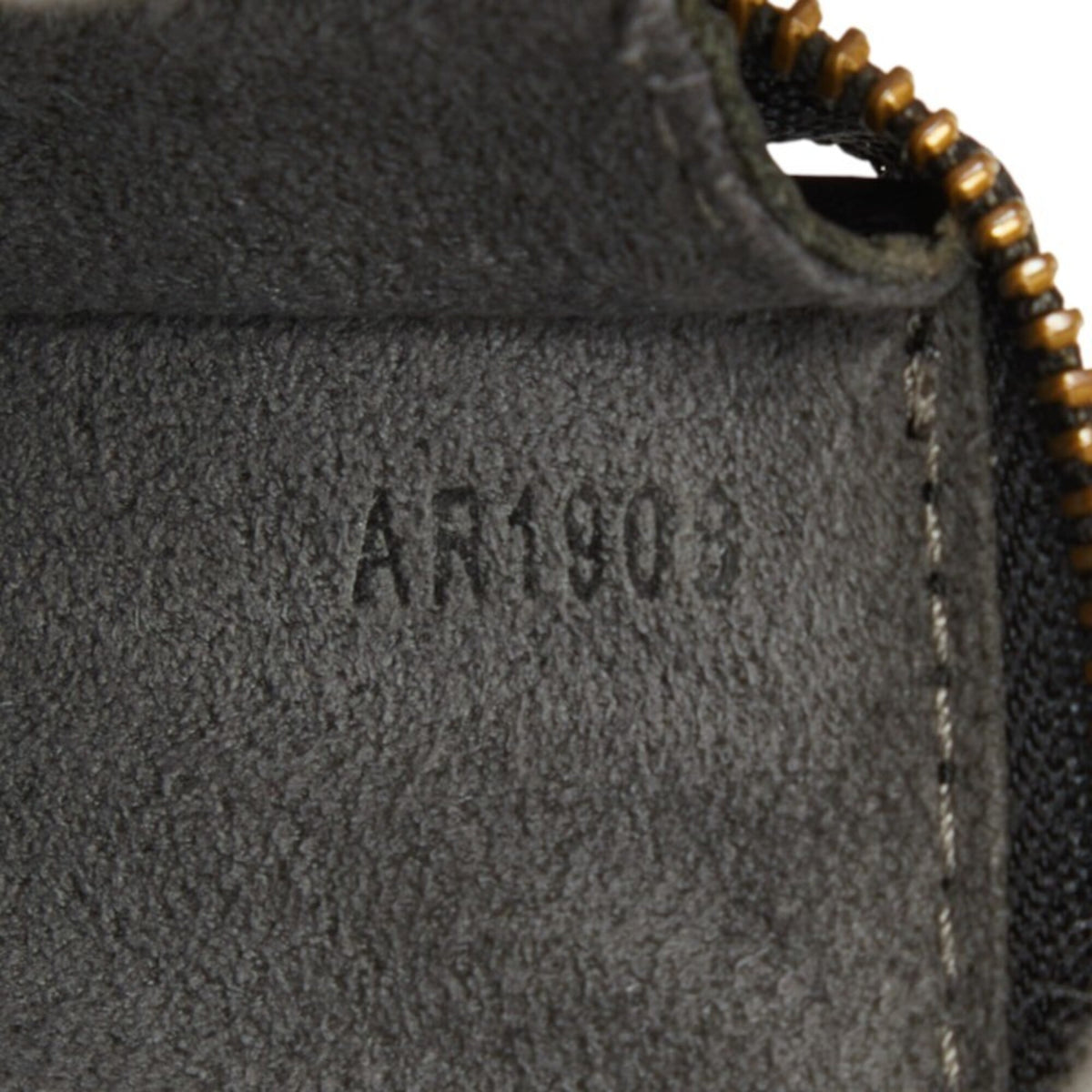Louis Vuitton Black Noir Leather Handbag Pouch (Pre-Owned)