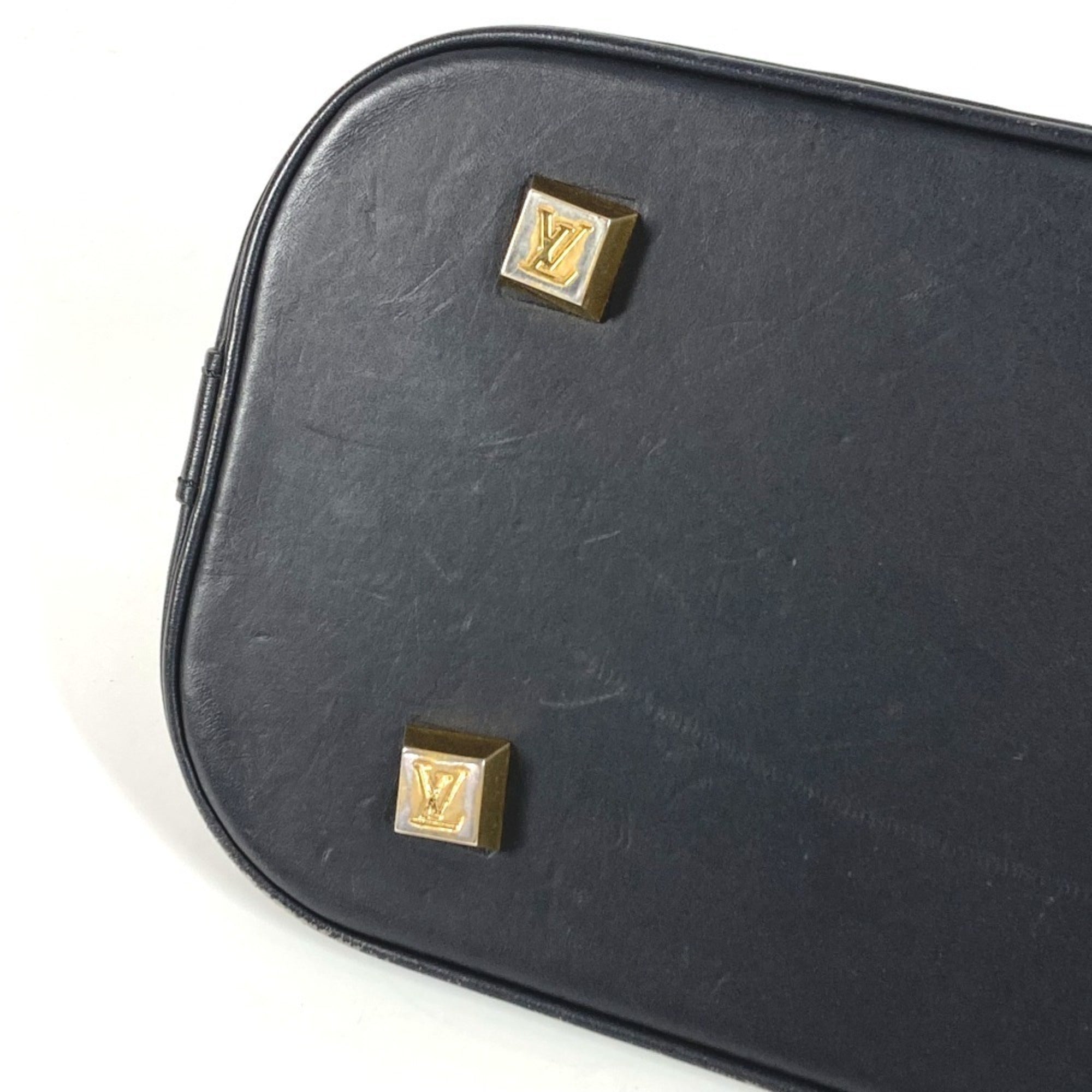 Louis Vuitton Beige Bicolor Black Noir Monogram Empreinte Clutch Bag Pochette Pouch Shoulder Bag (Pre-Owned)