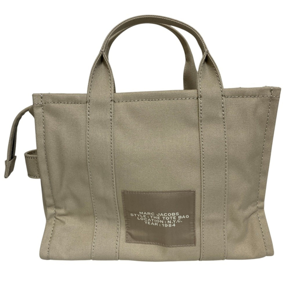Marc Jacobs Beige Canvas Handbag Tote Bag (Pre-Owned)