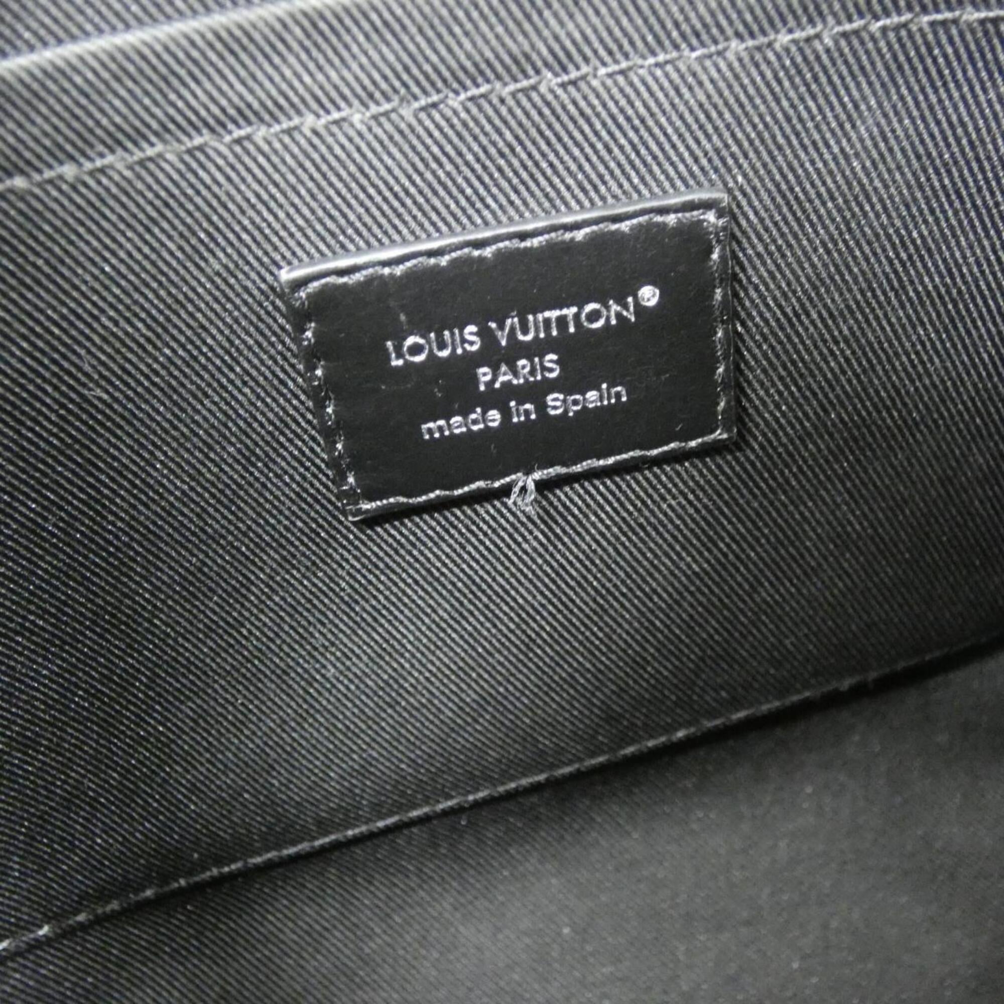 Louis Vuitton Black Leather Boston Bag (Pre-Owned)