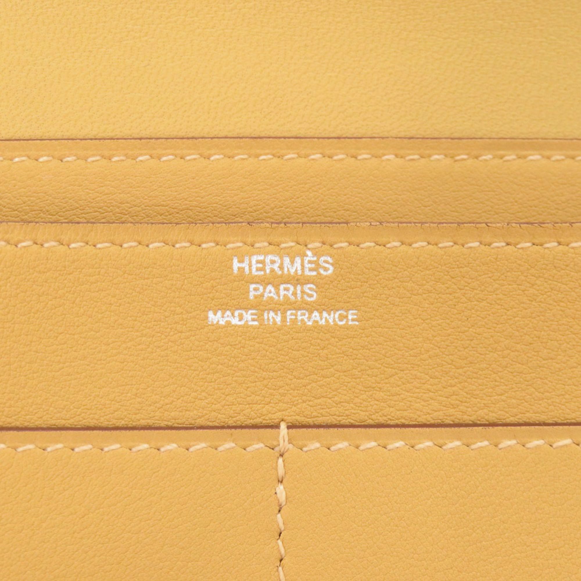 Hermes Yellow Swift Leather Wallet (Bi-Fold) (Pre-Owned)