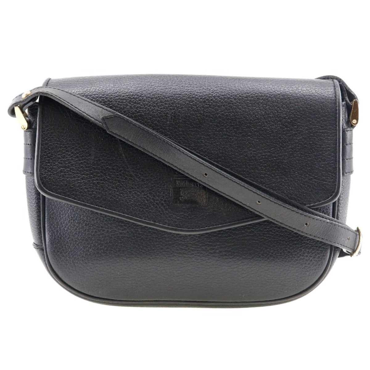 Burberry Black Leather Shoulder Bag (Pre-Owned)