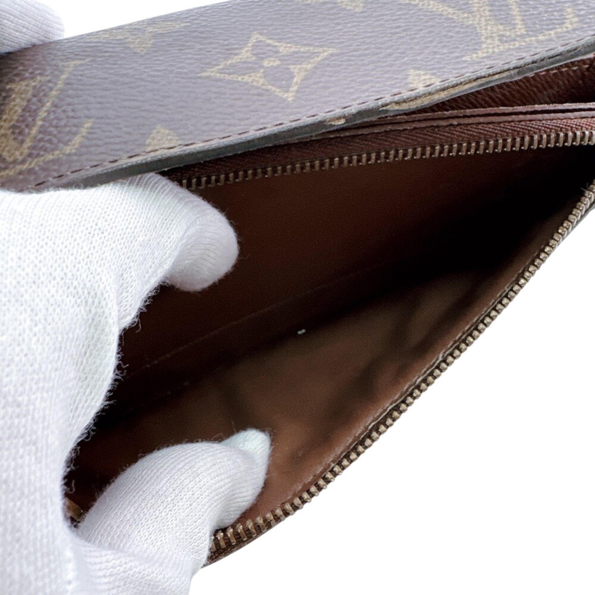 Louis Vuitton Brown Monogram Monogram Long Wallet (Bi-Fold) (Pre-Owned)