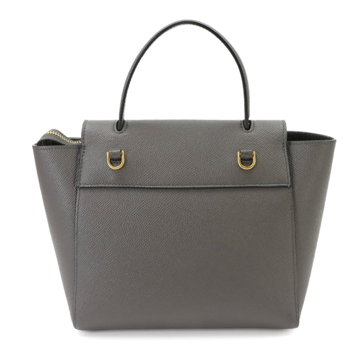 Celine Gray Leather Fanny Pack Handbag (Pre-Owned)