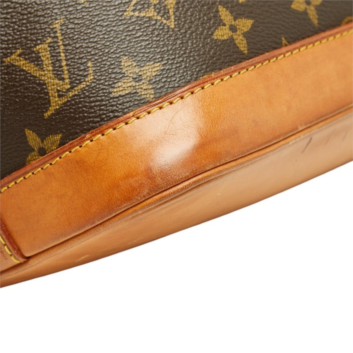 Louis Vuitton Brown Pvc Leather Handbag (Pre-Owned)