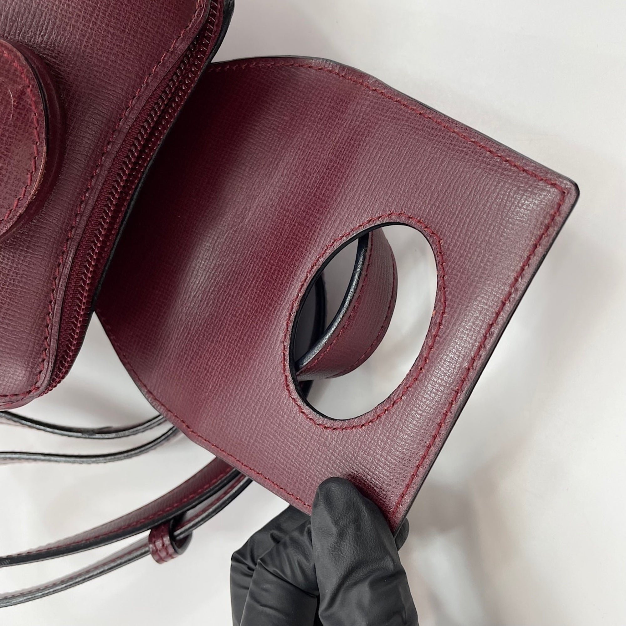 Cartier Must Wine Red Backpack (Pre-Owned)