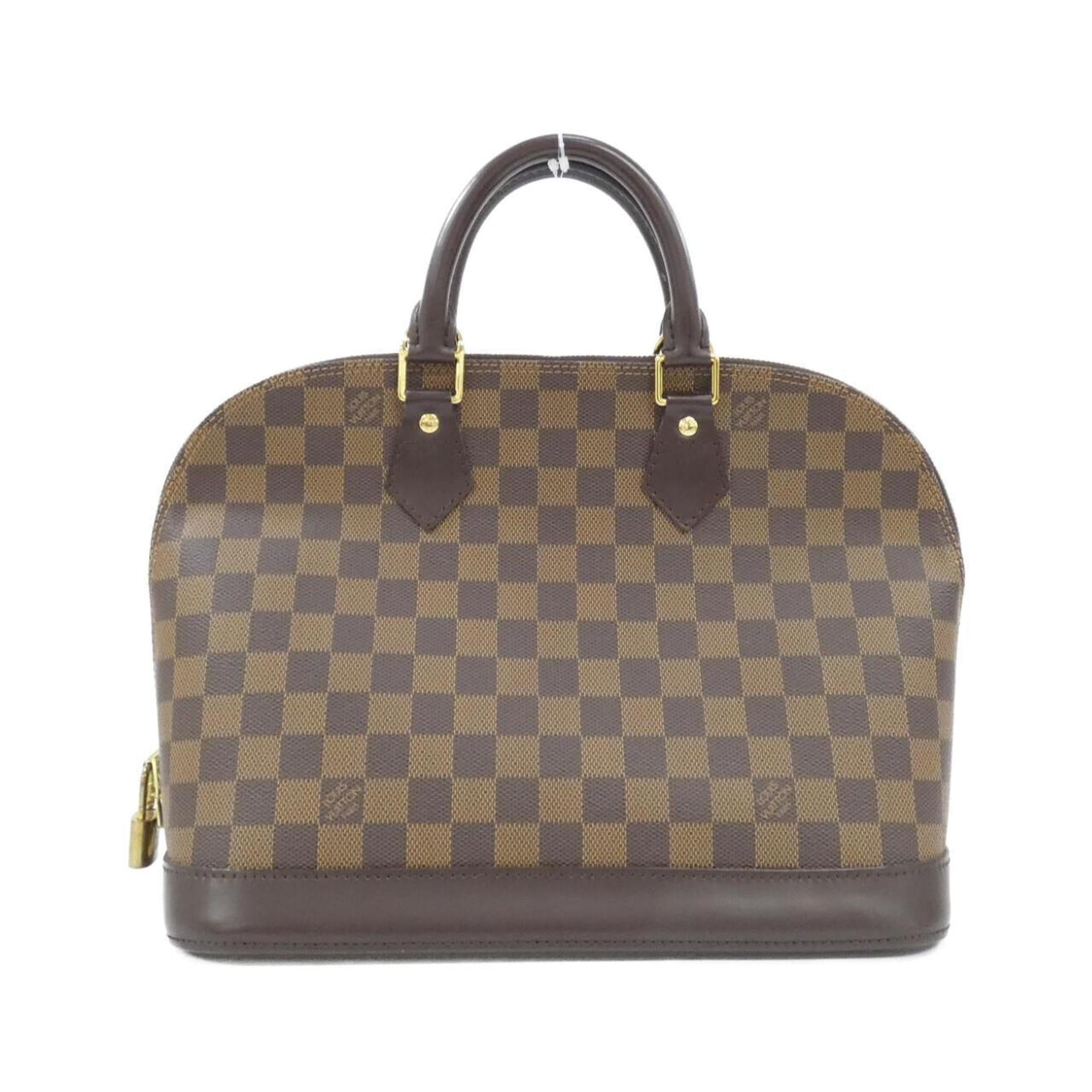 Louis Vuitton Brown Coated Canvas Handbag (Pre-Owned)