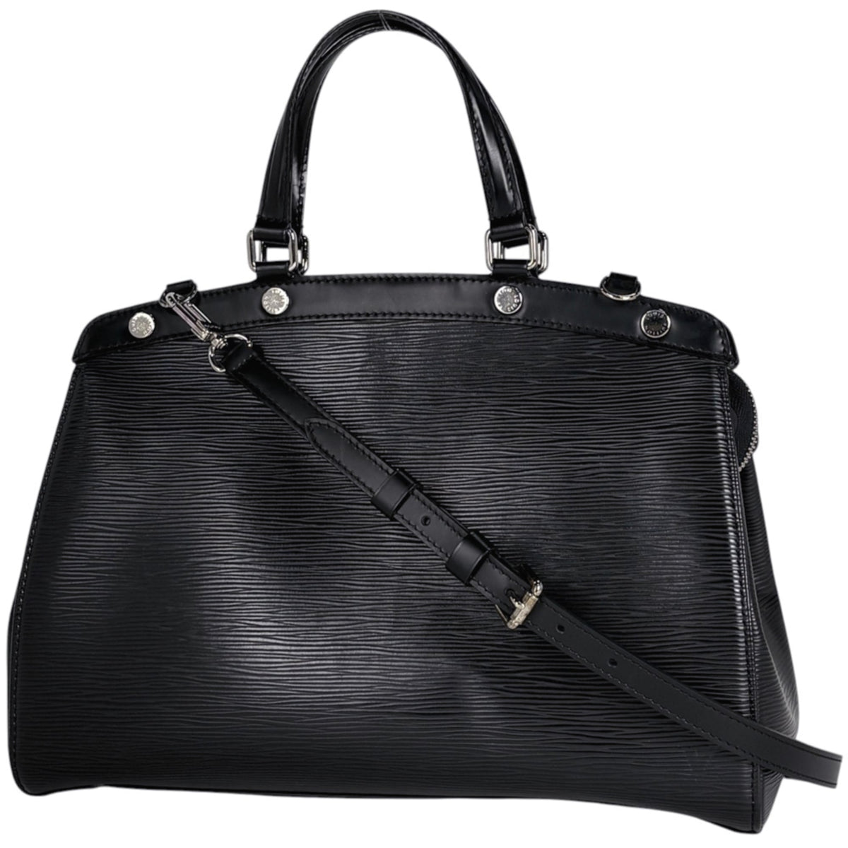 Louis Vuitton Black Noir Epi Leather Handbag (Pre-Owned)