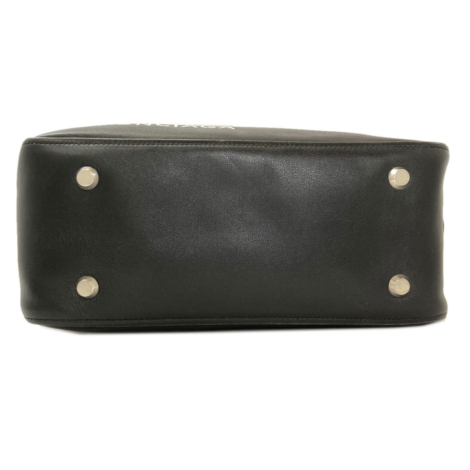 Balenciaga Black Leather Handbag (Pre-Owned)
