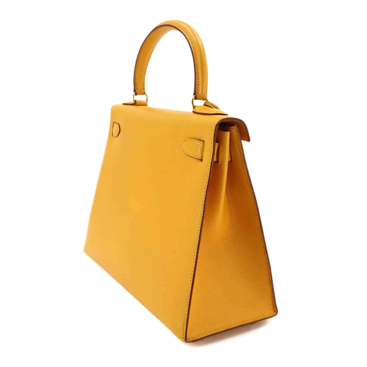 Hermes Jaune Courchevel Leather Handbag (Pre-Owned)