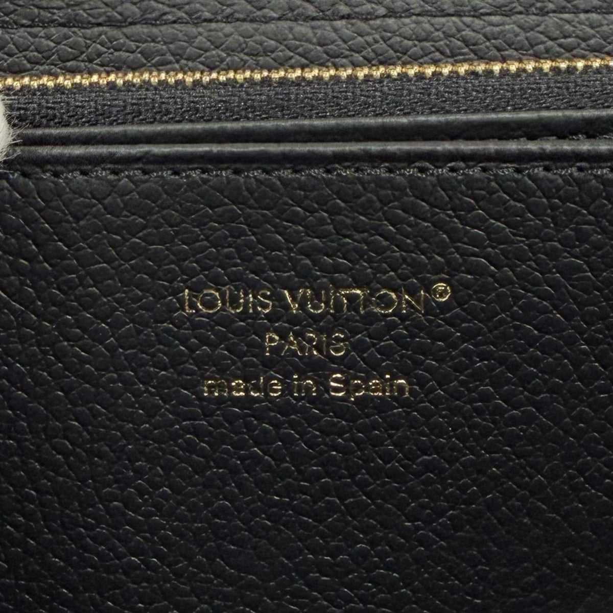Louis Vuitton Noir Monogram Empreinte Long Wallet (Bi-Fold) (Pre-Owned)