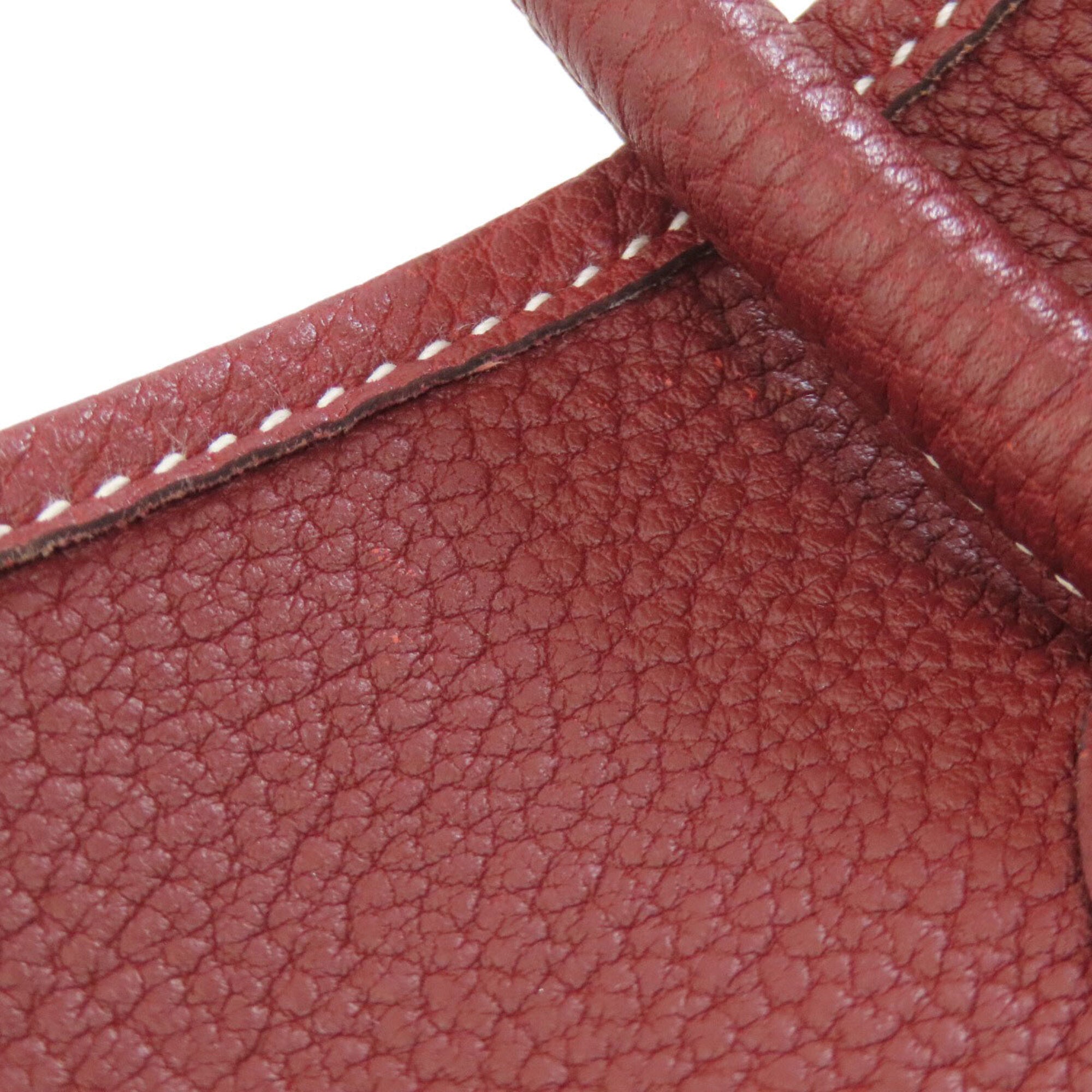 Hermes Bordeaux Negonda Leather Tote Bag (Pre-Owned)