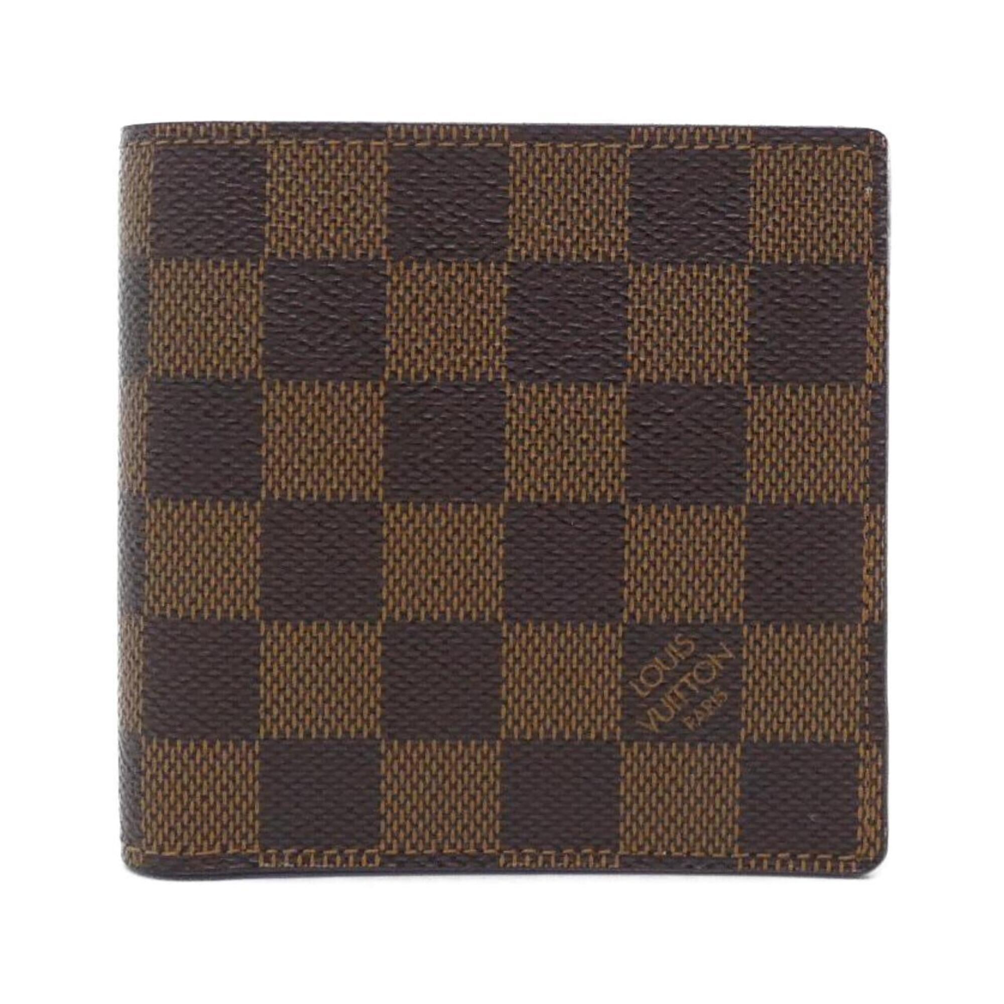 Louis Vuitton Ebene Coated Canvas Wallet (Bi-Fold) (Pre-Owned)
