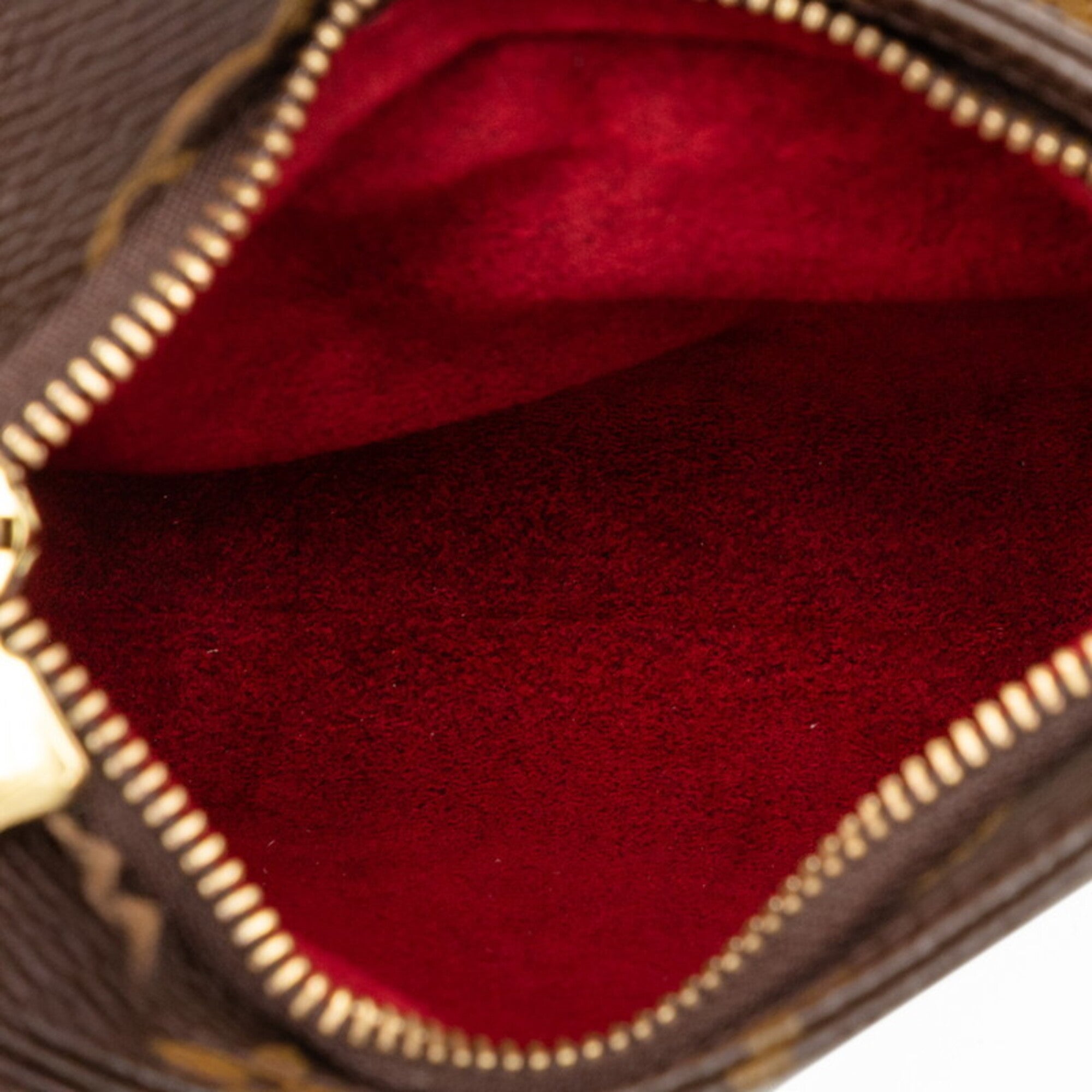Louis Vuitton Brown Pvc Leather Pouch (Pre-Owned)