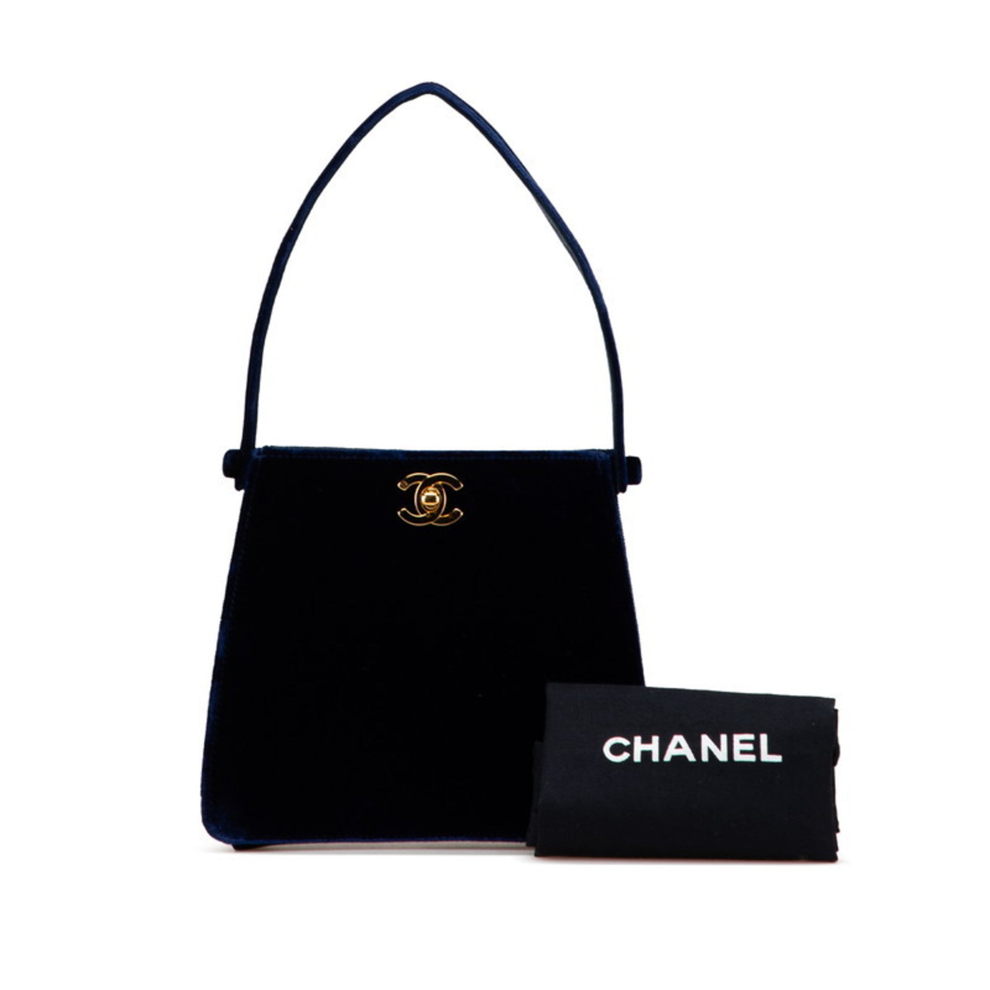 Chanel Navy Handbag (Pre-Owned)