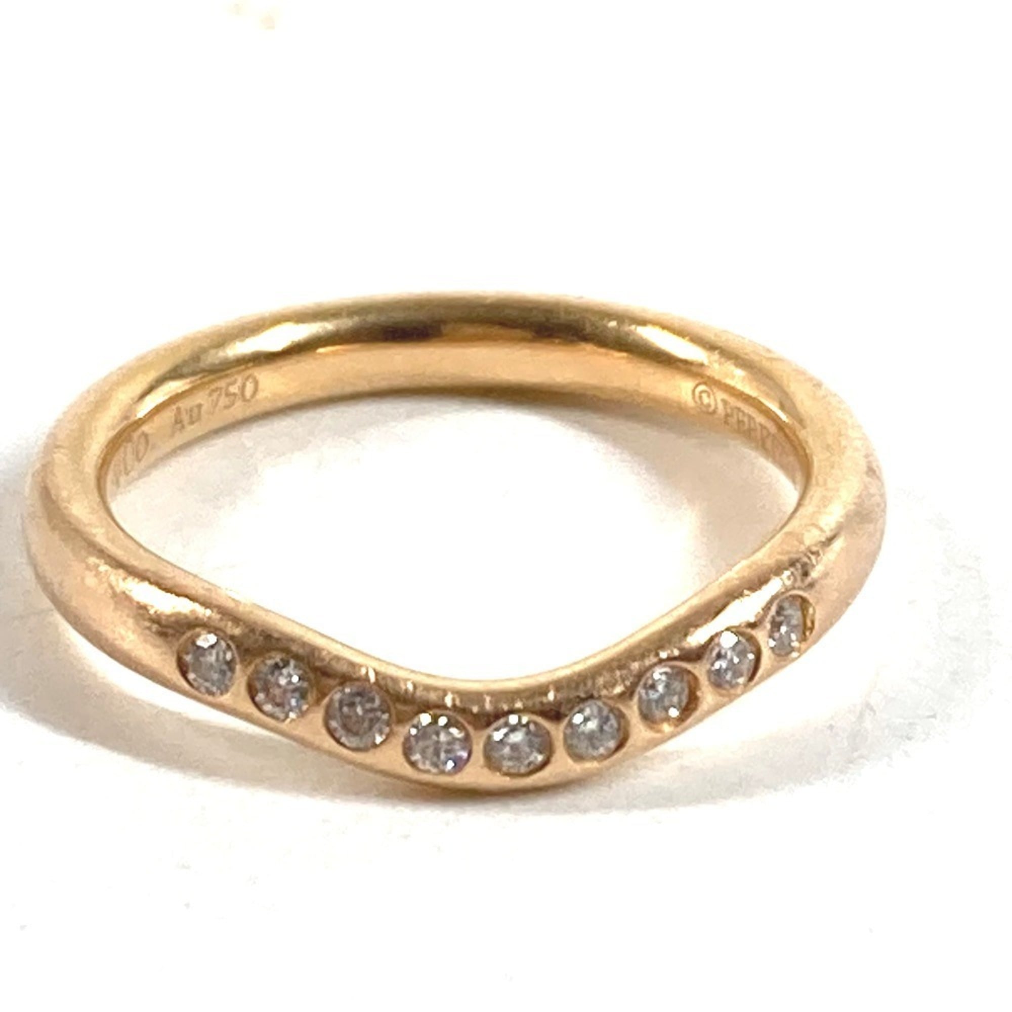 Tiffany Pink Gold Pink Gold (18K) Band Ring (Pre-Owned)