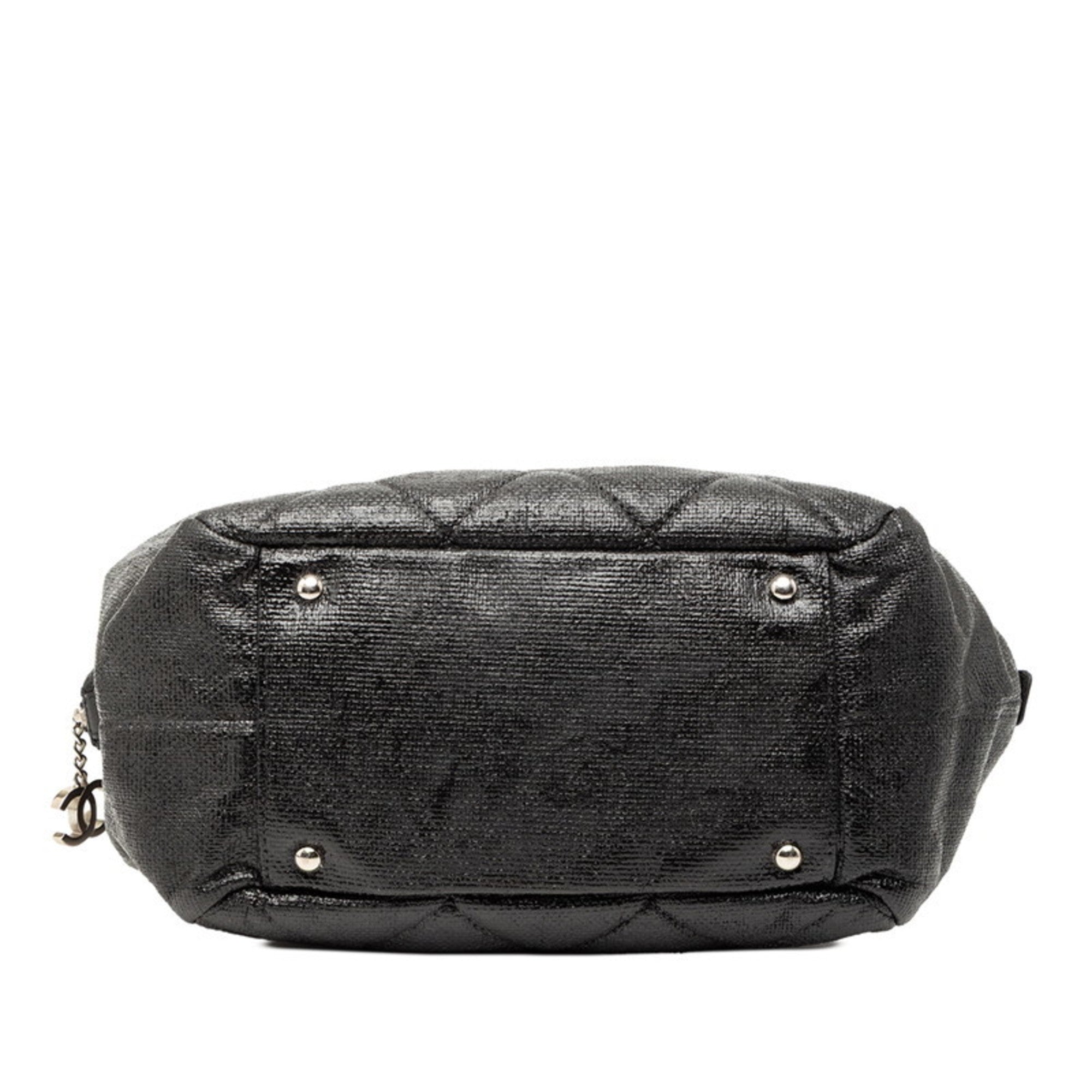 Chanel Black Pvc Handbag (Pre-Owned)