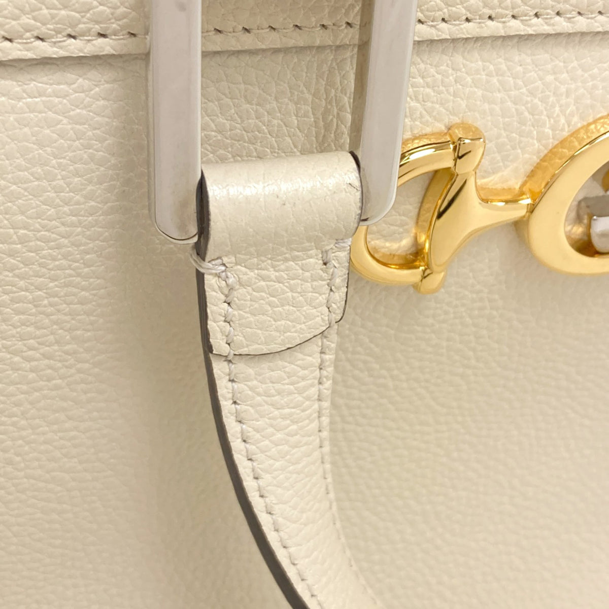 Gucci White Leather Handbag (Pre-Owned)