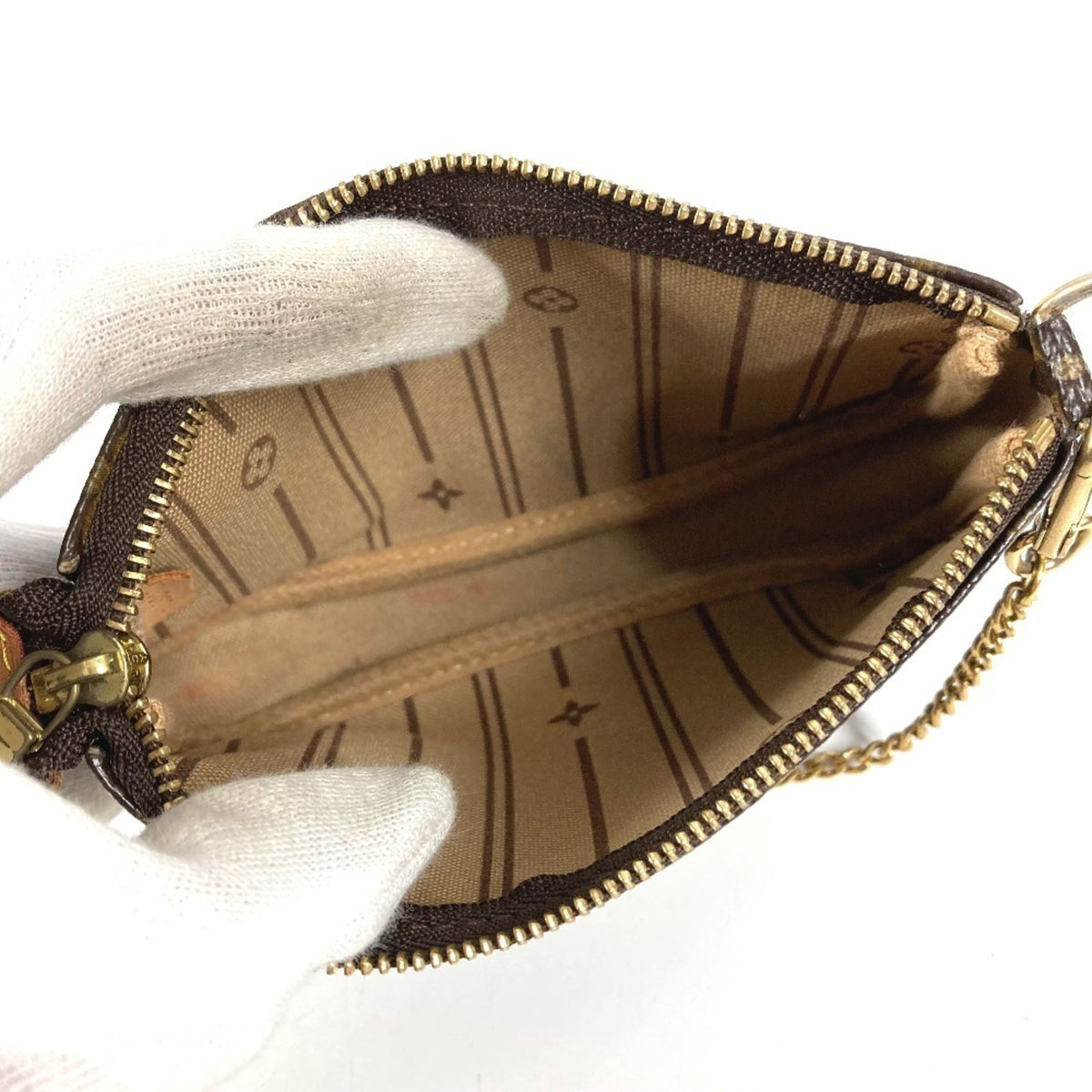 Louis Vuitton Monogram Brown Monogram Handbag Pochette (Pre-Owned)