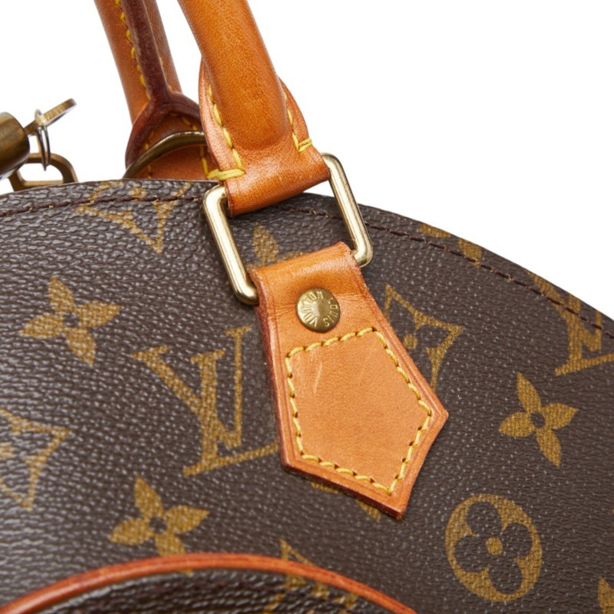 Louis Vuitton Brown Pvc Leather Handbag (Pre-Owned)
