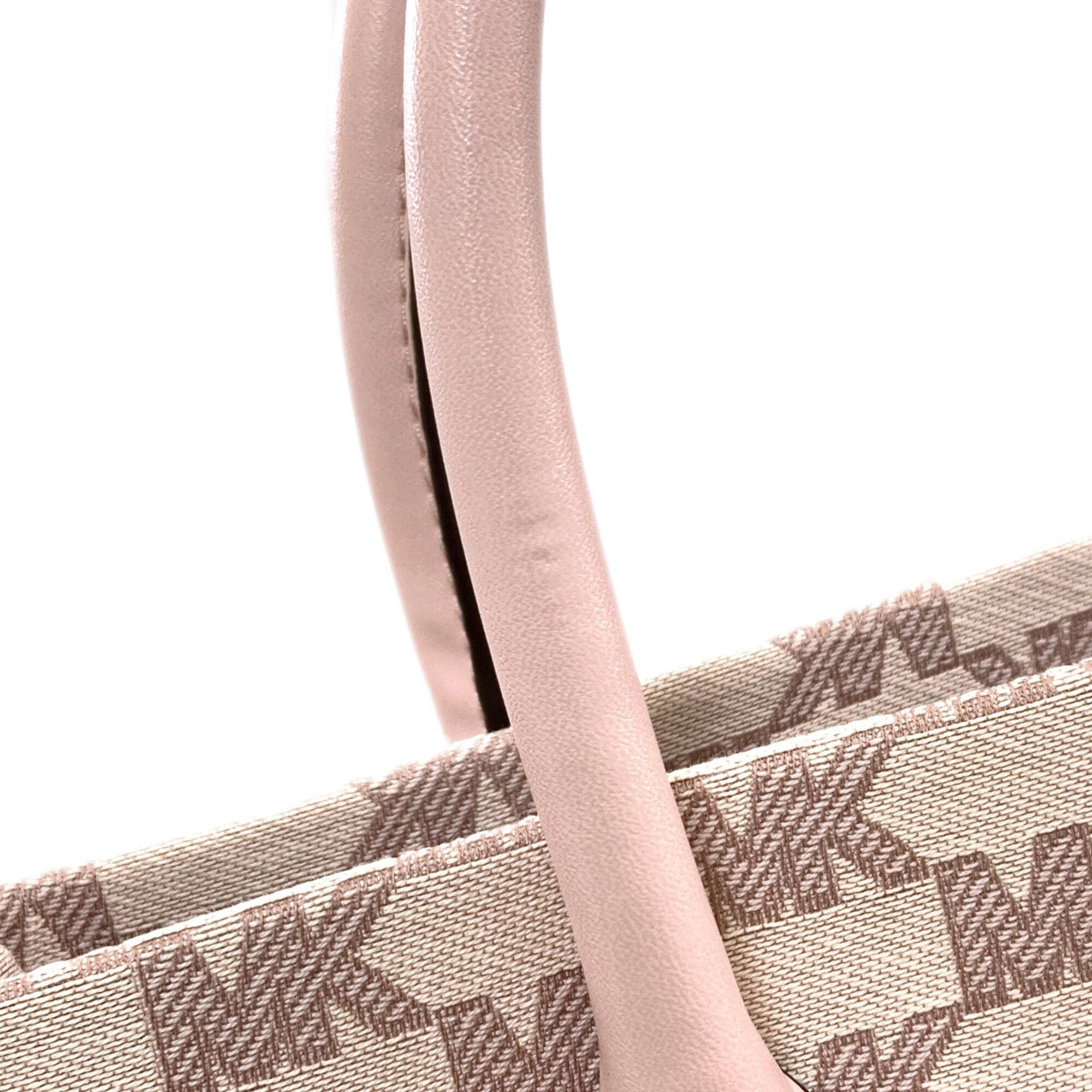 Michael Kors Pink Canvas Tote Bag (Pre-Owned)
